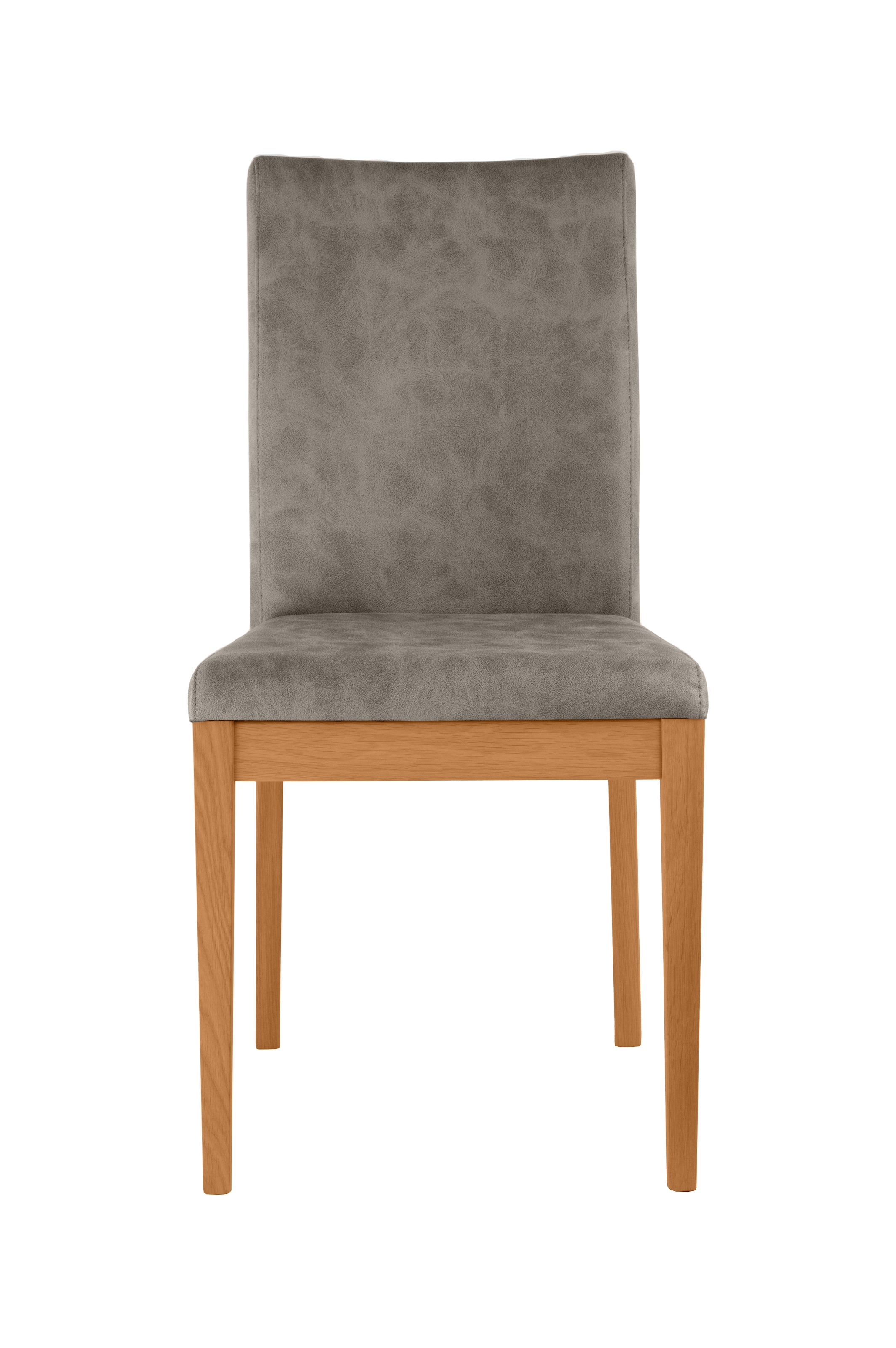 Home affaire 4-Fußstuhl »Dendres«, (Set), 2 St., Microfaser, Sitz und Ruecken gepolstert