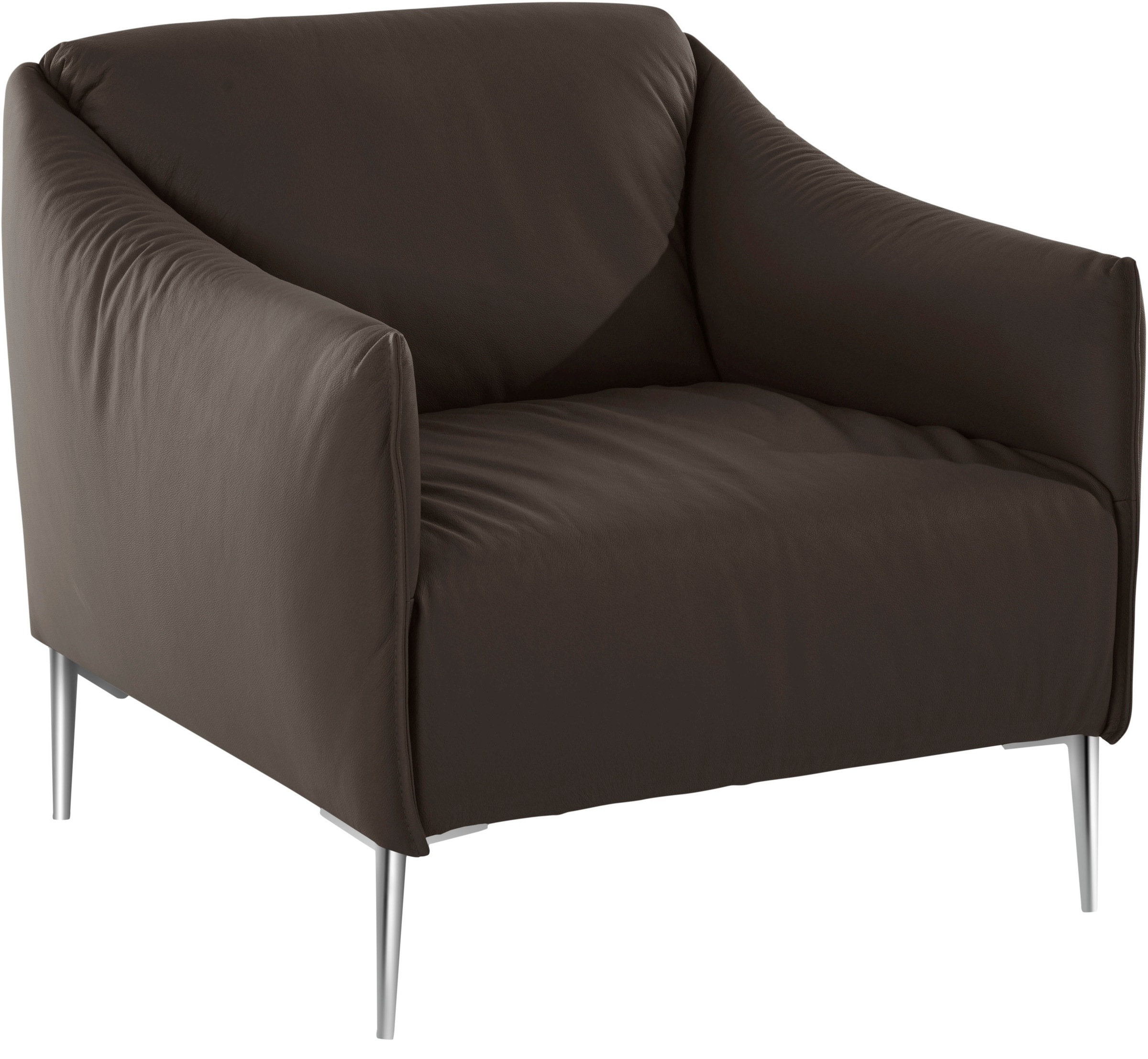 W.SCHILLIG Cocktailsessel »sally«, mit Metallfüßen in Chrom glänzend
