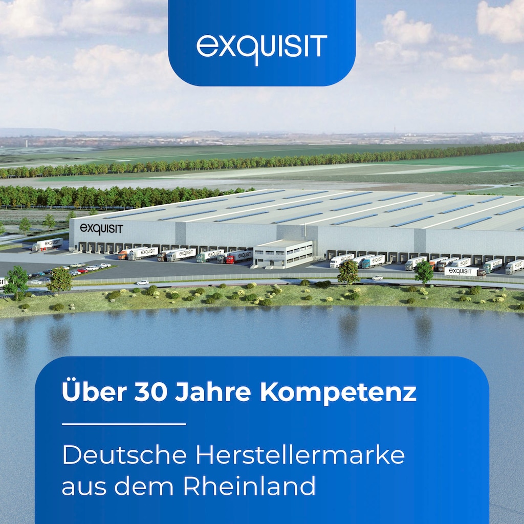 exquisit Pyrolyse Backofen »EBEP 707-18 H«, EBEP707-18H, mit 1-fach-Teleskopauszug, Pyrolyse-Selbstreinigung