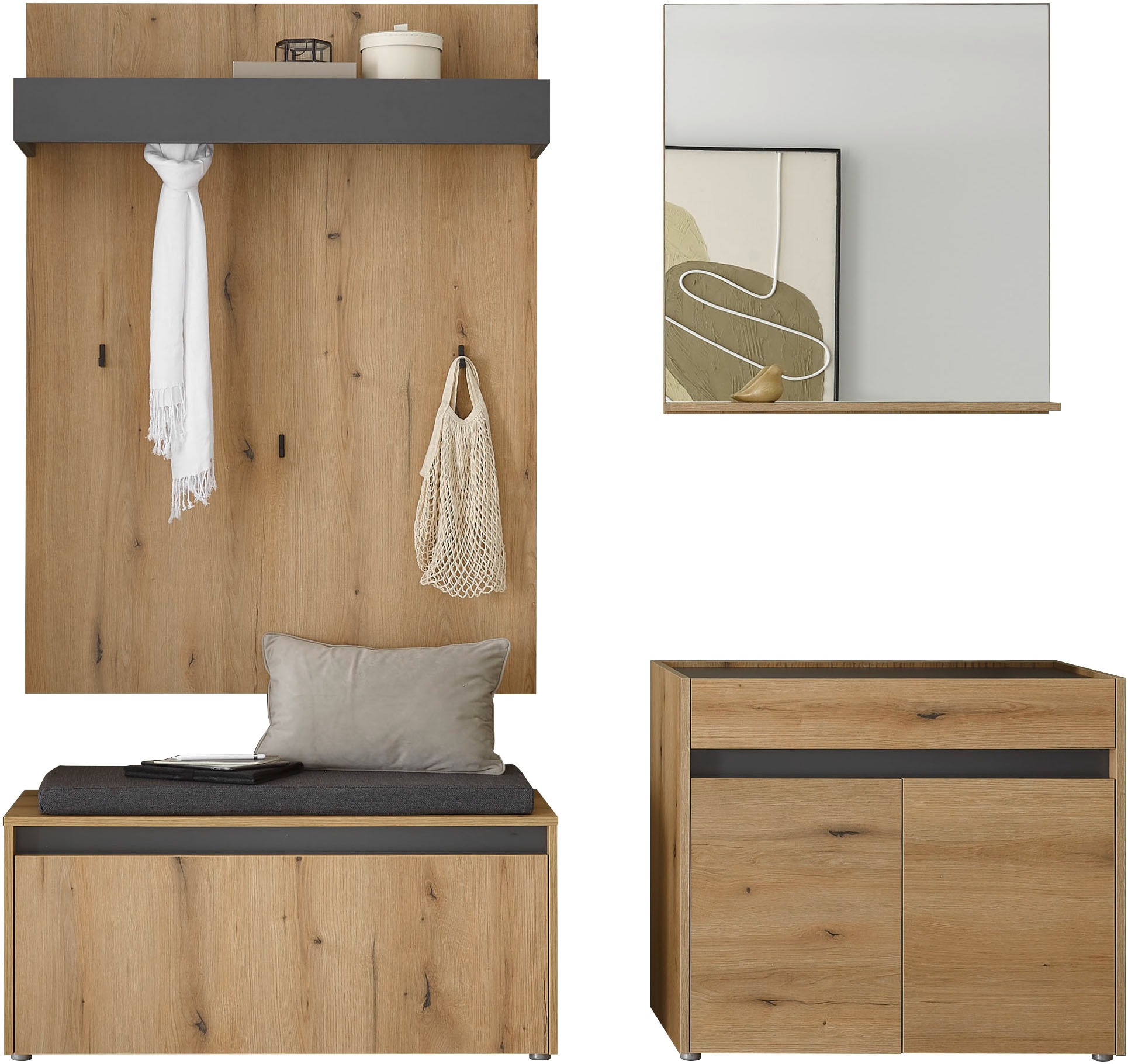 INOSIGN Garderoben-Set »GIRON/CiTY, moderne Garderobe, Komplettset mit viel günstig online kaufen