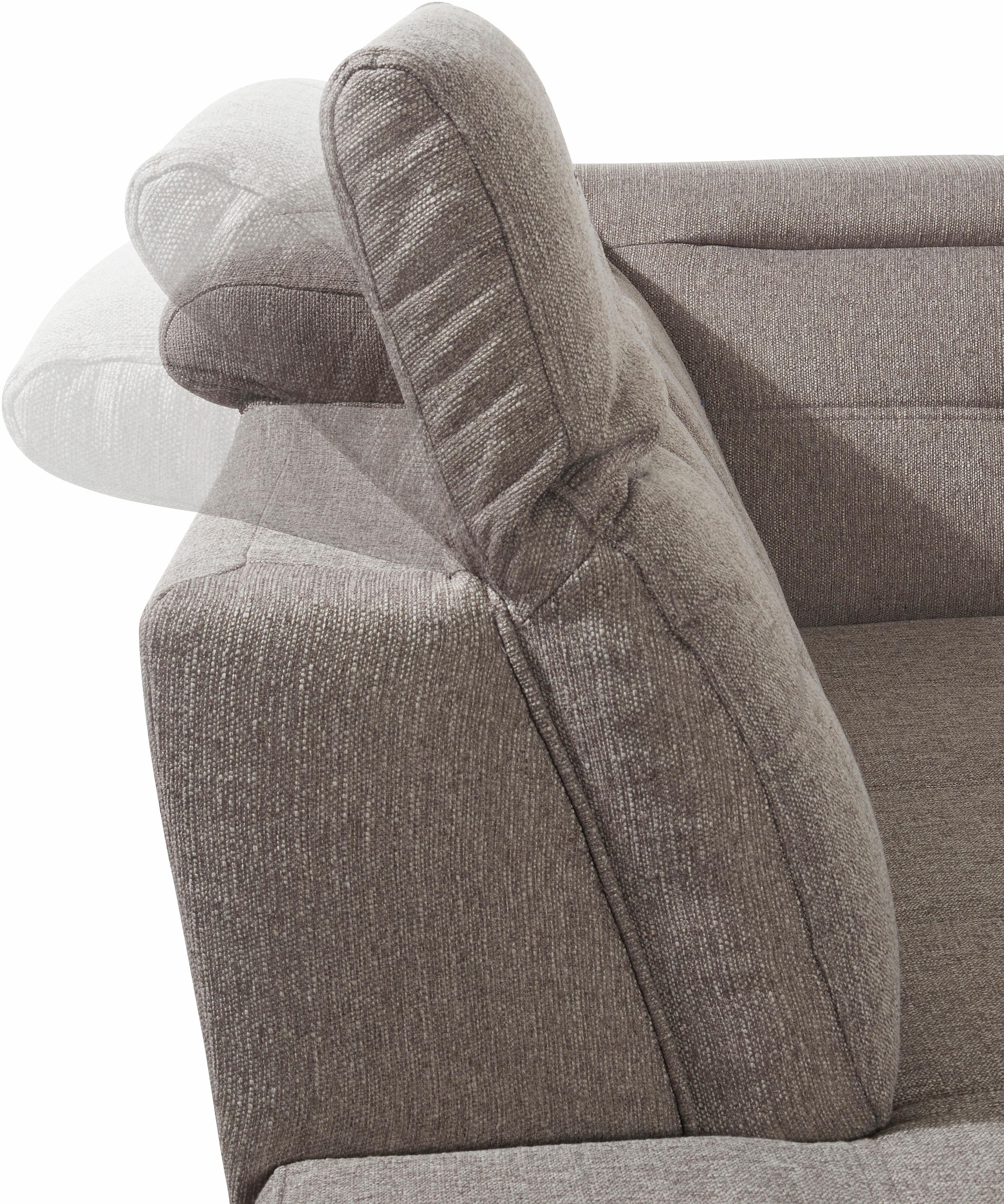 sit&more Wohnlandschaft »Mistral U-Form«, wahlweise mit Bettfunktion, inklusive Kopfteilverstellung