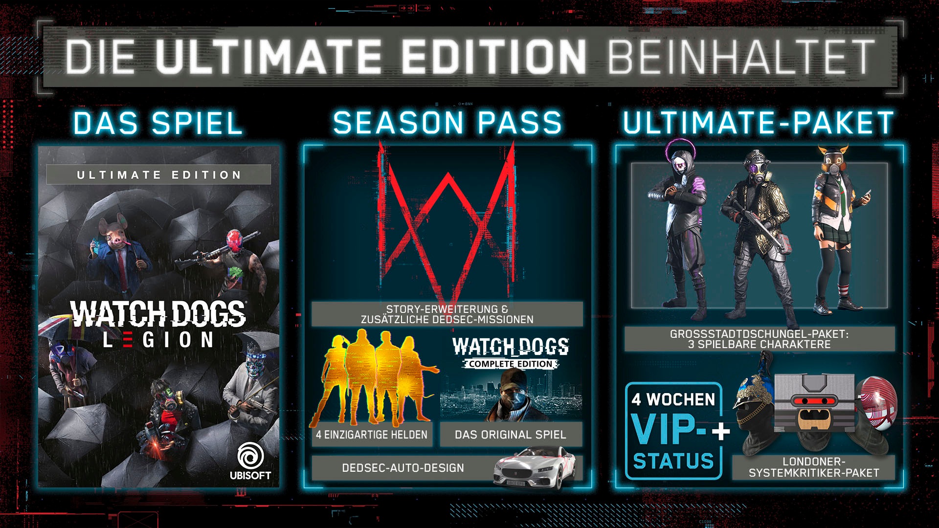 UBISOFT Spielesoftware »Watch Dogs: Legion Ultimate Edition«, PlayStation 4