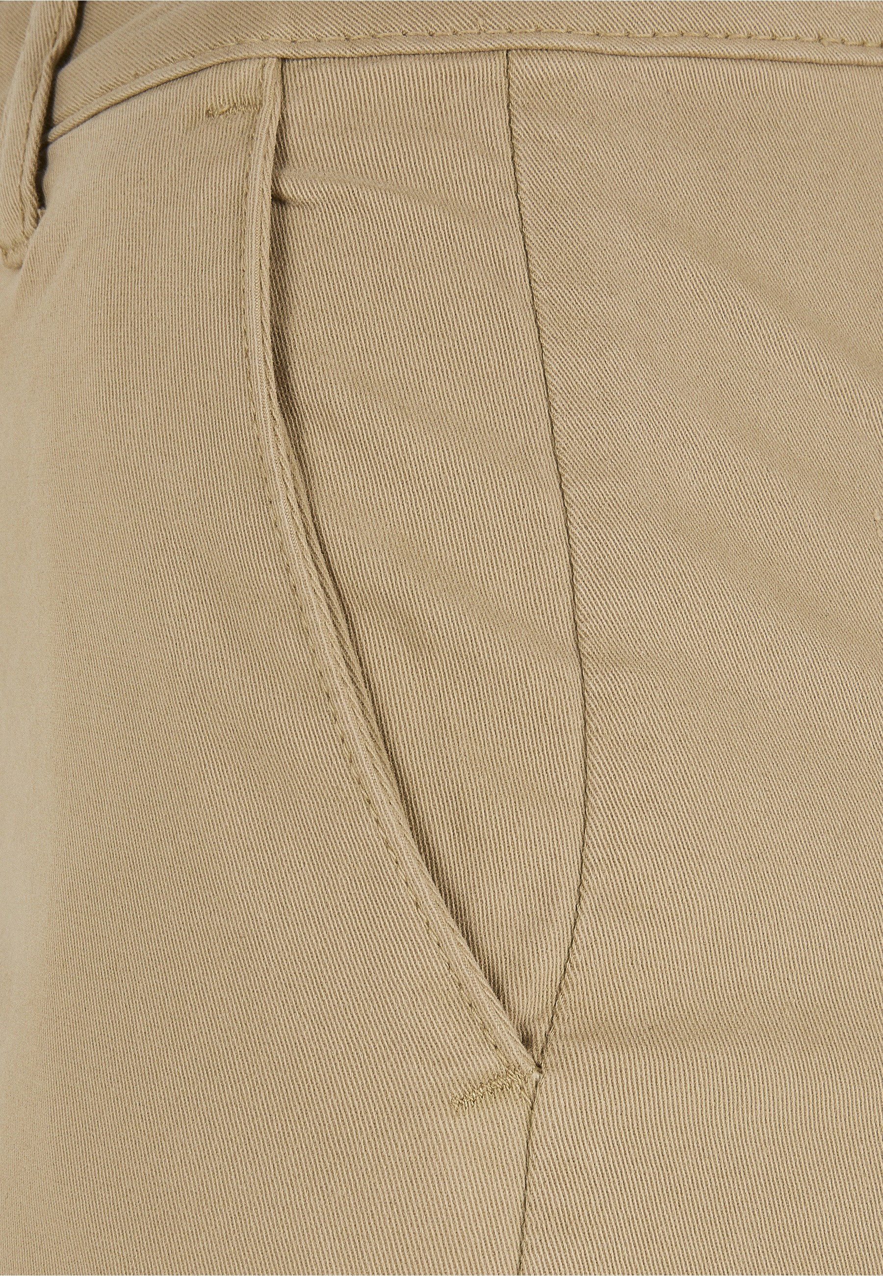 URBAN CLASSICS Chinos »Urban Classics Damen Ladies High Waist Wide Leg Chino Pants«