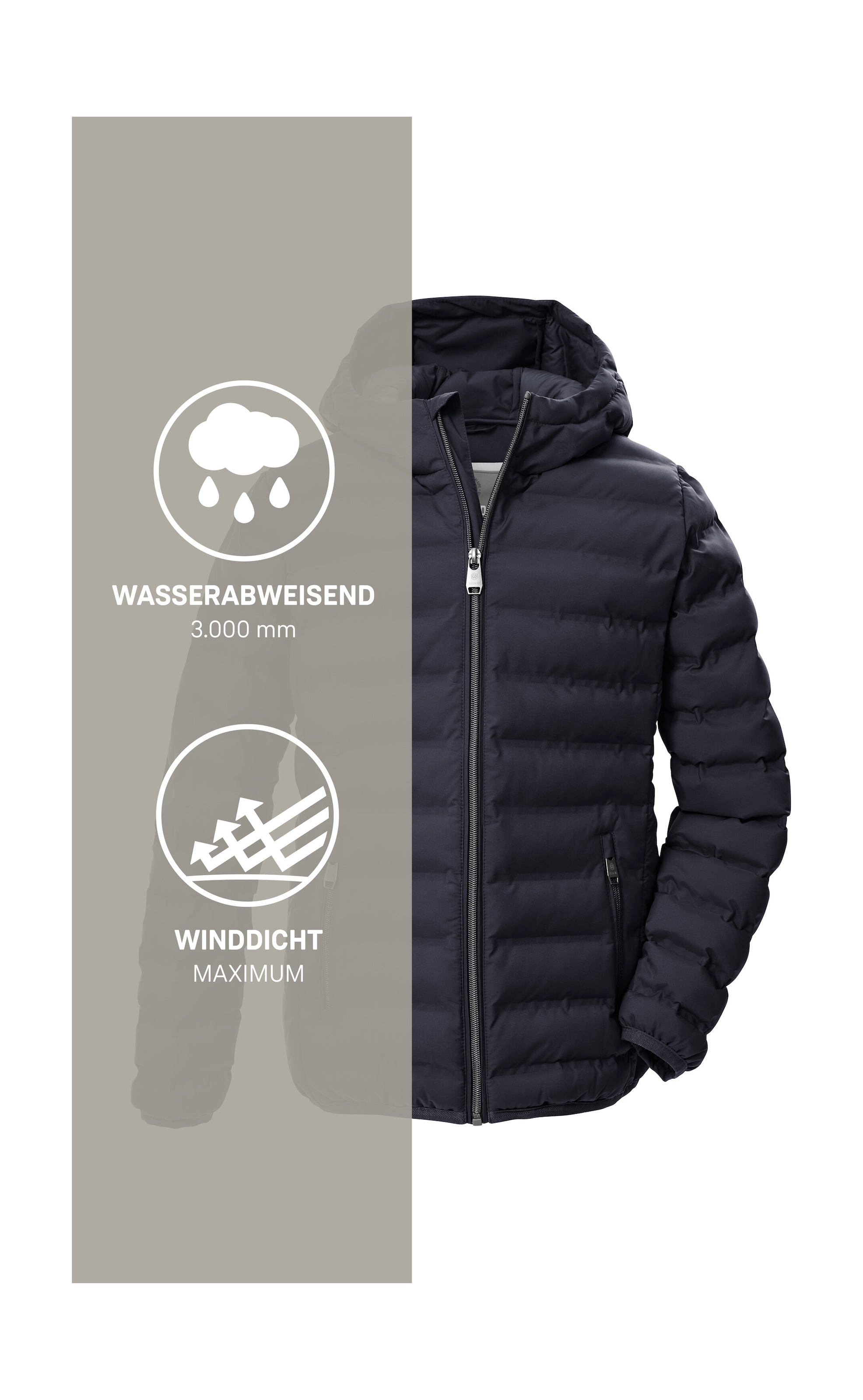 G.I.G.A. DX by killtec Steppjacke »Mädchen Steppjacke OOGW 2« Leichte. winddichte Mädchen Steppjacke, wasserabweisend
