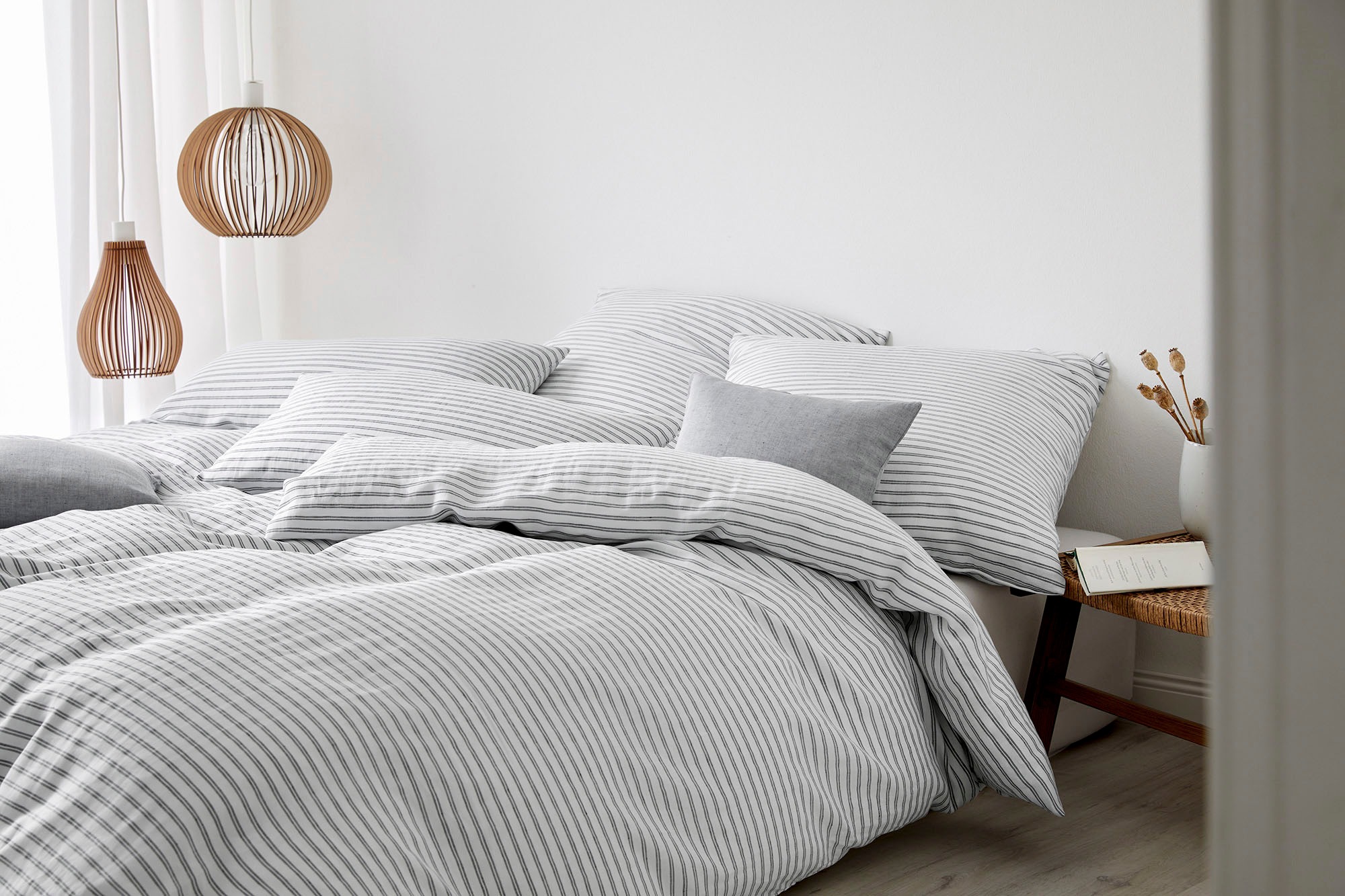 Elegante Bettwäsche »Delicate« 2 Stk. tlg. angenehmes Hautgefühl günstig online kaufen