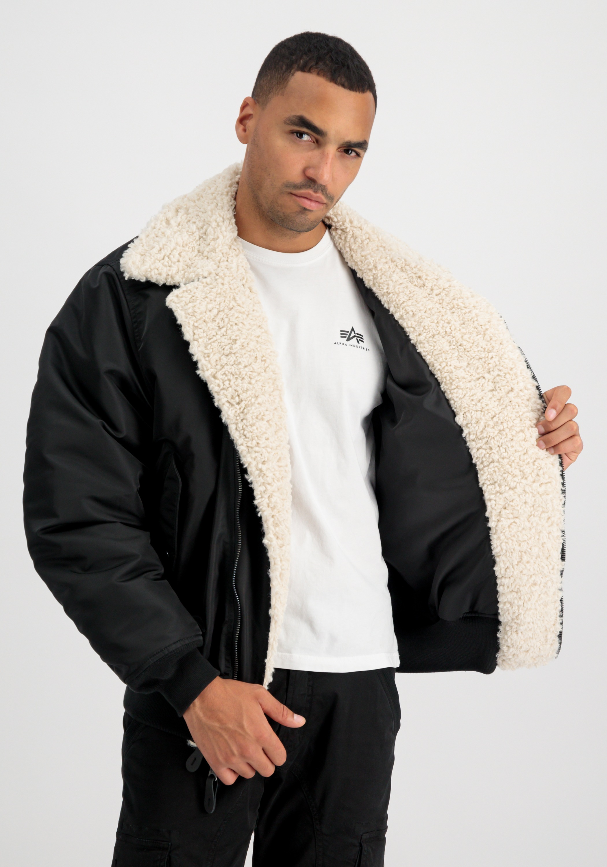 Alpha Industries Bomberjacke »NB MA-1 B-3 Biker Jacket«