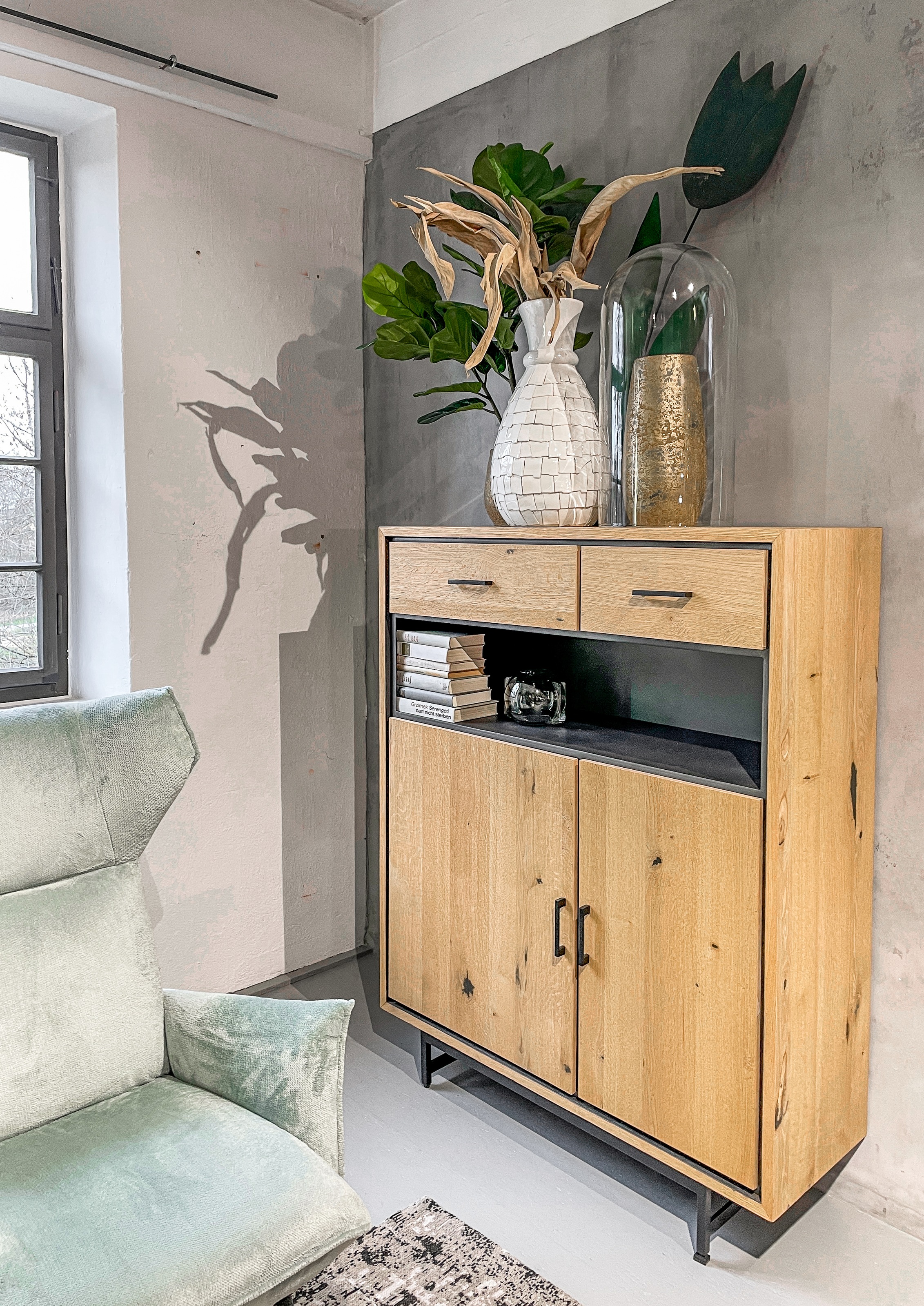 Gutmann Factory Highboard Stauraumschrank, Breite 115 cm