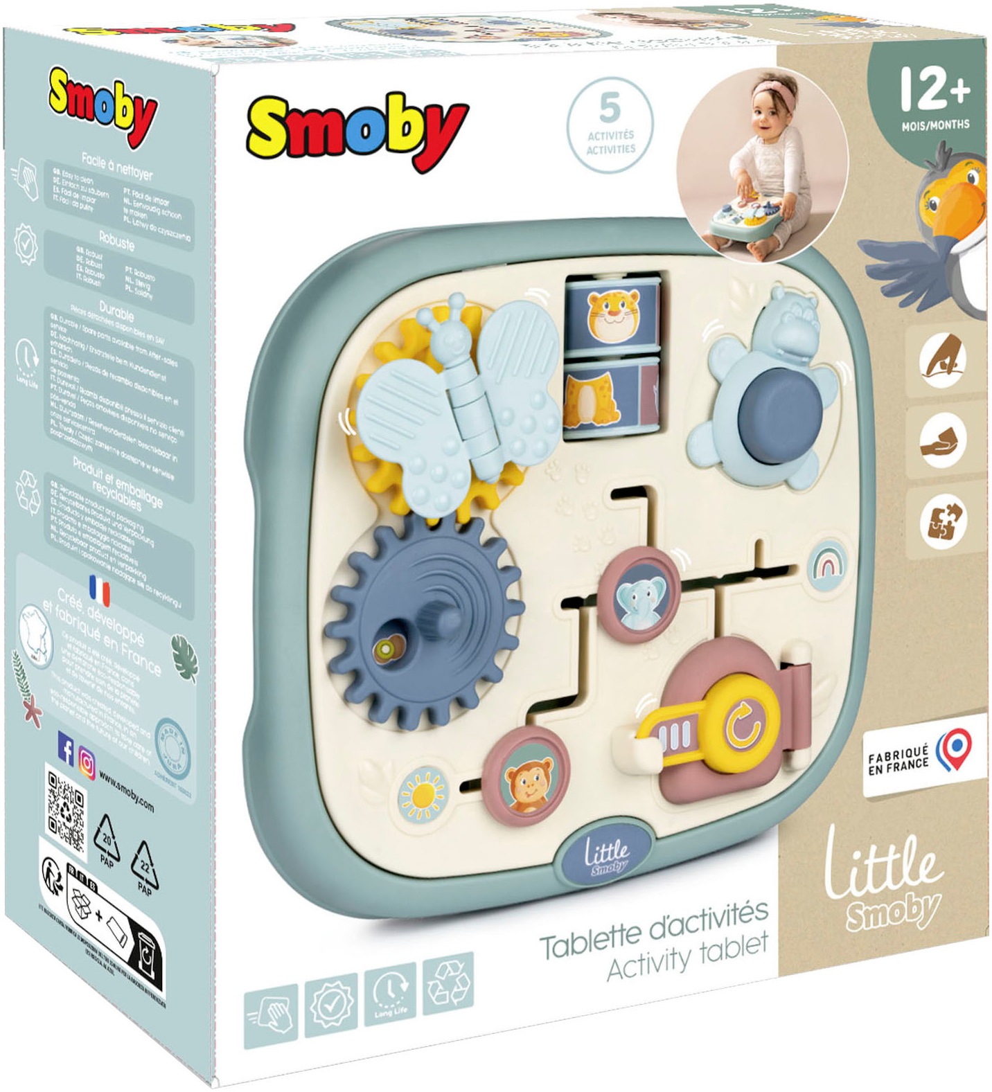 Smoby Lernspielzeug »Little Smoby Activity Board«, Made in Europe