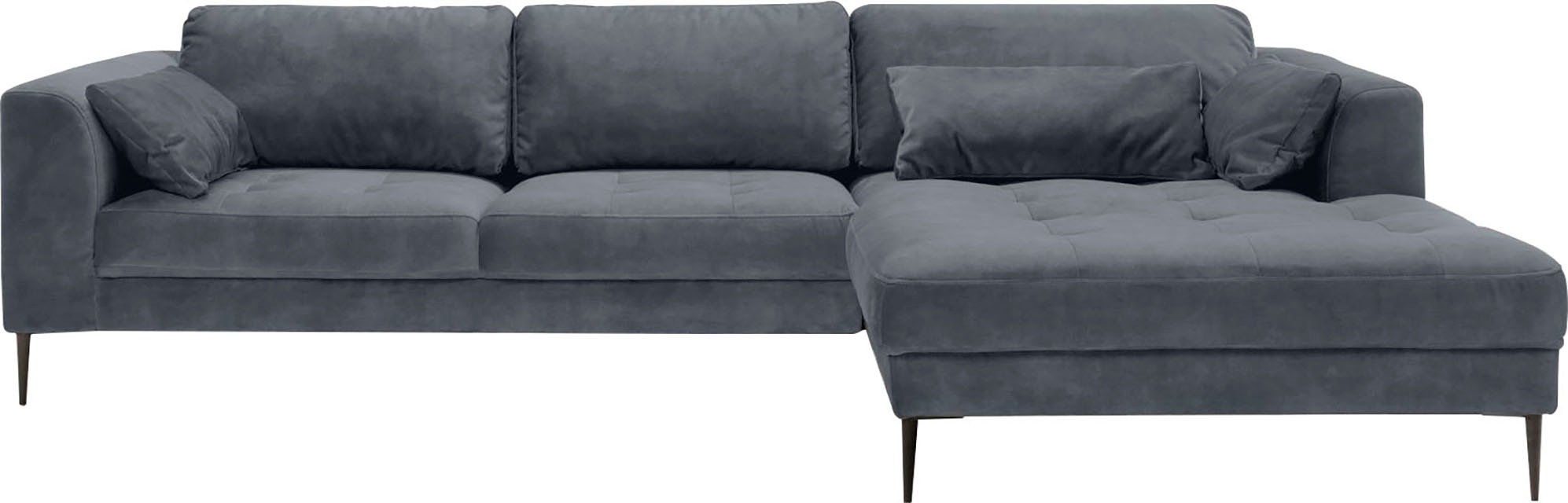 TRENDMANUFAKTUR Ecksofa »Luzi, wahlweise mit Schlaffunktion & Bettkasten. L günstig online kaufen