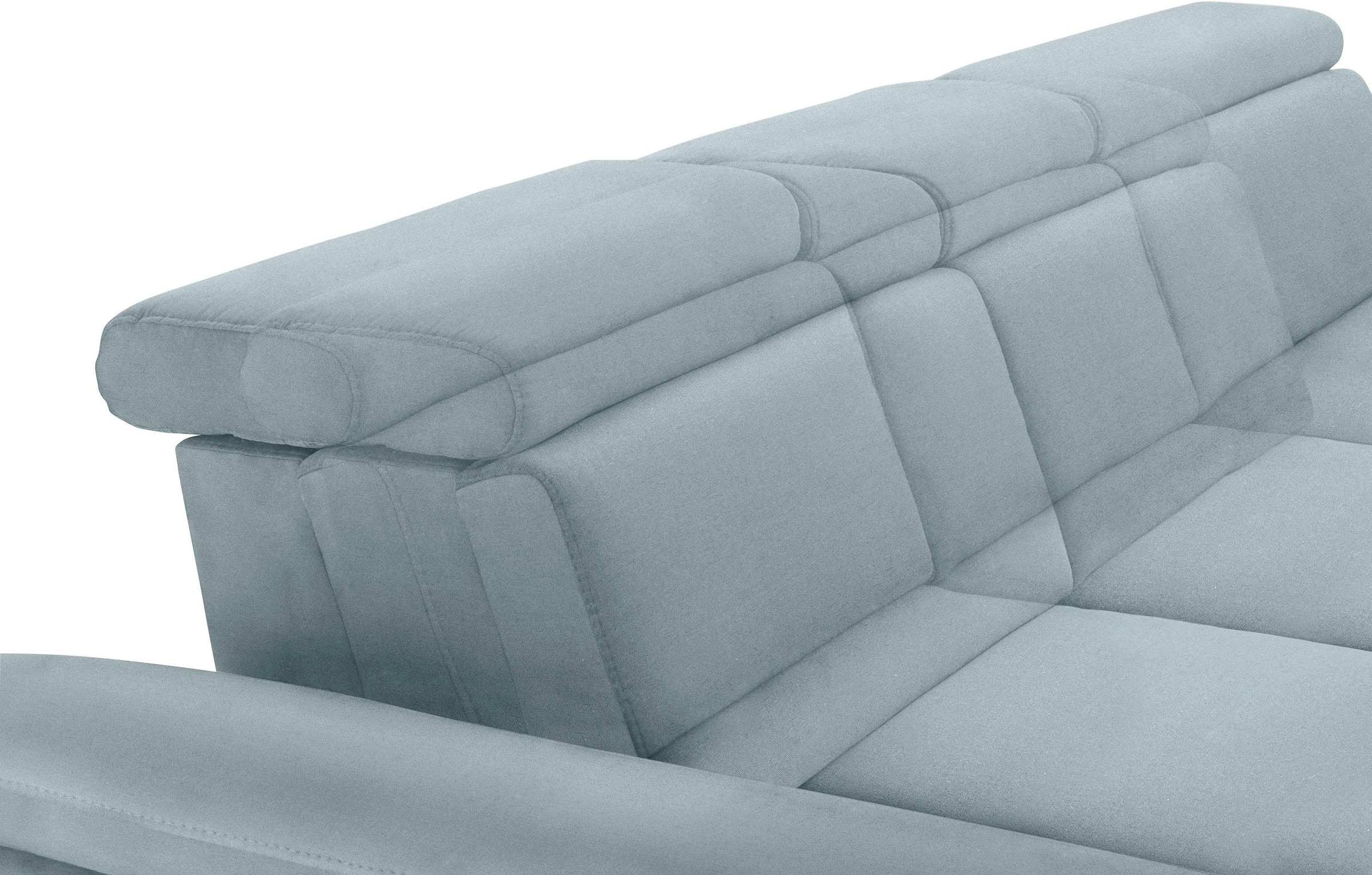 sit&more Ecksofa »Scorpio L-Form«, inklusive Sitztiefenverstellung, wahlweise mit Kopfverstellung