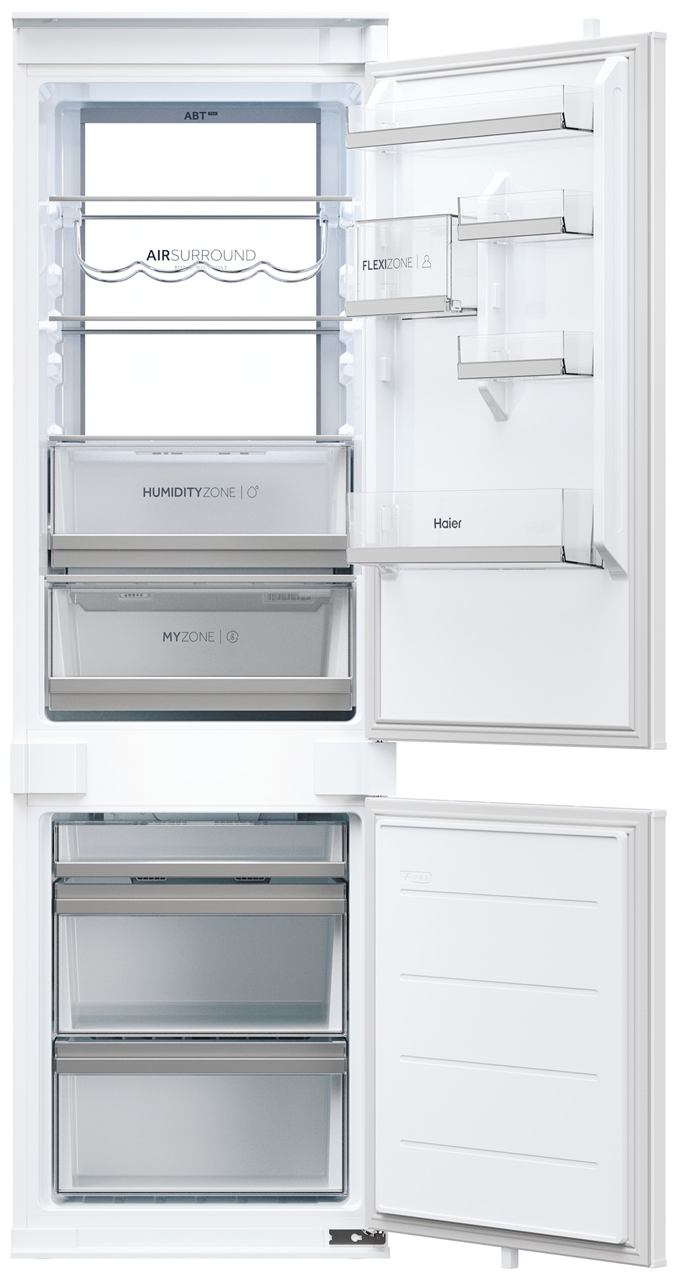 Haier Einbaukühlgefrierkombination Titanium Series 6 »HBW7518BT« 177,2 cm hoch 54 cm breit mit Daylight-System