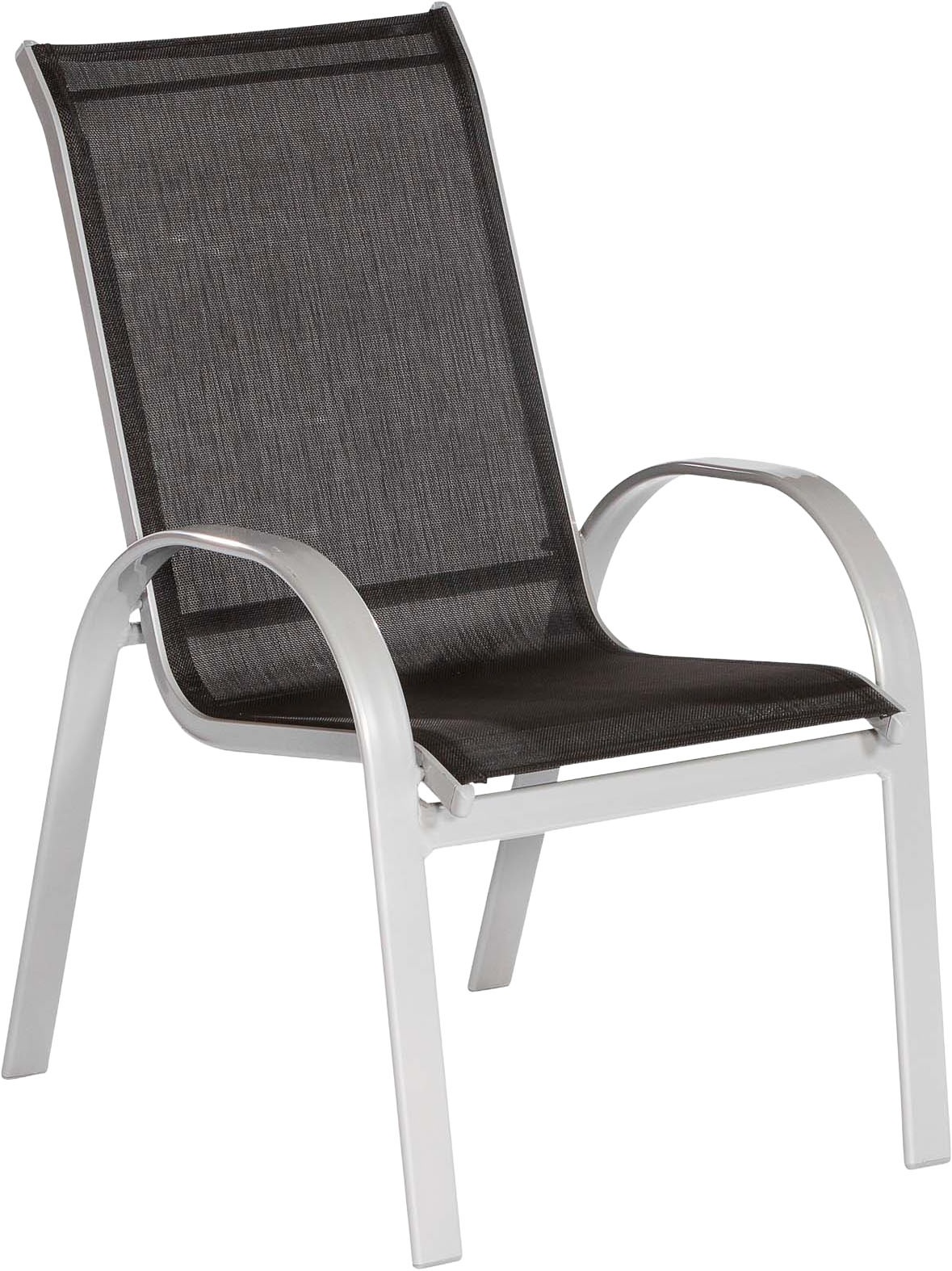 MERXX Garten-Essgruppe »Amalfi« Set, 5 tlg. inkl. 4 Stapelsessel, 1 Ausziehtisch