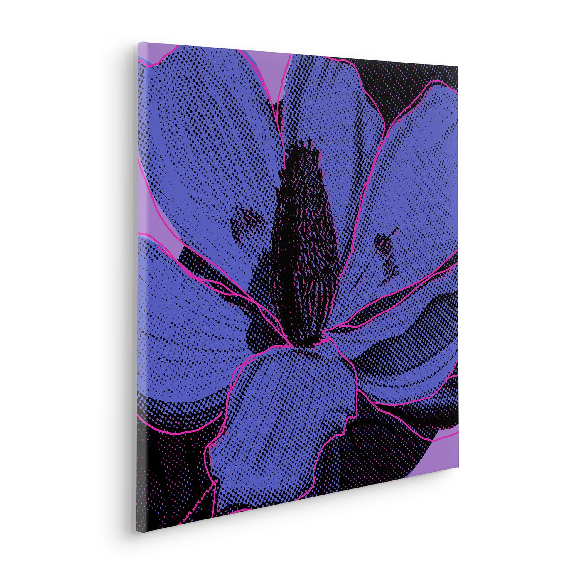 Komar Leinwandbild »Purple Fusion - Größe 60 x 60 cm«, Natur, (1 St.), Keilrahmenbild mi Echtholzrahmen