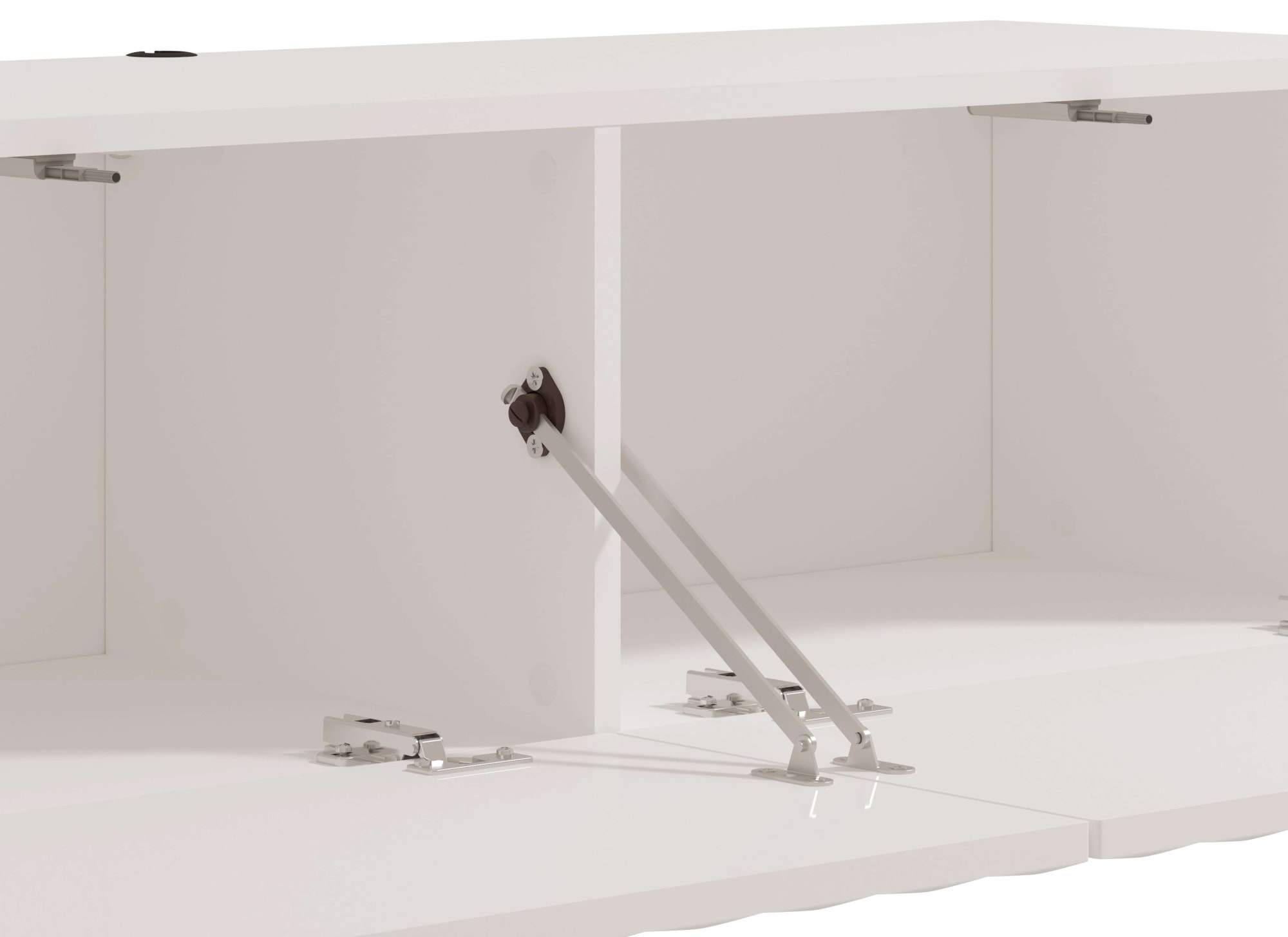 INOSIGN Lowboard »Antibes TV-Lowboard, Breite 192/154/128 cm, TV-Schrank«, TV-Kommode, Front in 3D-Optik, Push-To-Open-Funktion