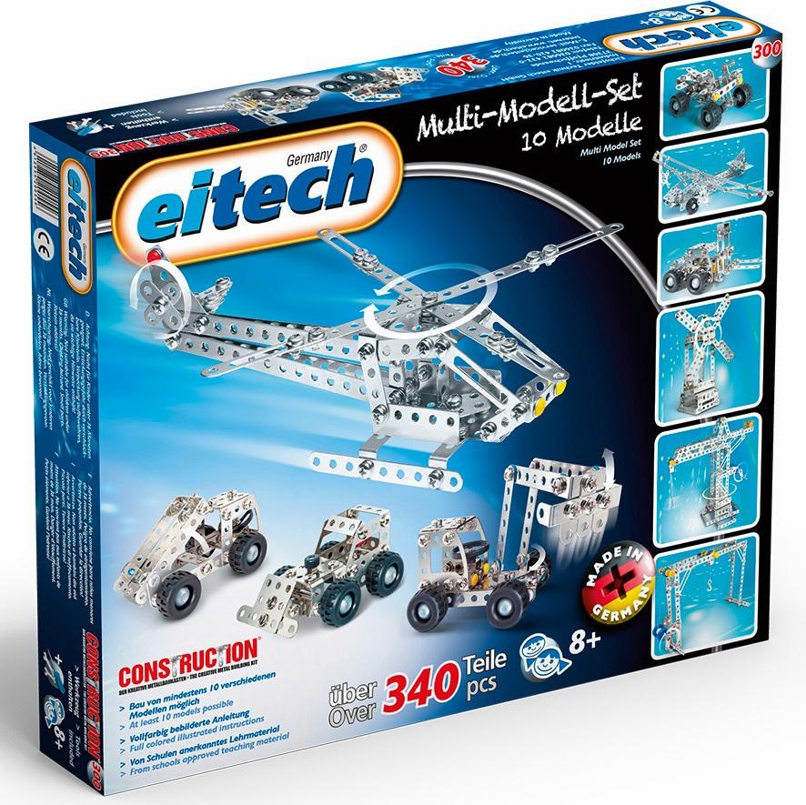 Bild von Eitech Metallbaukasten »Multi Set«, (340 St.)