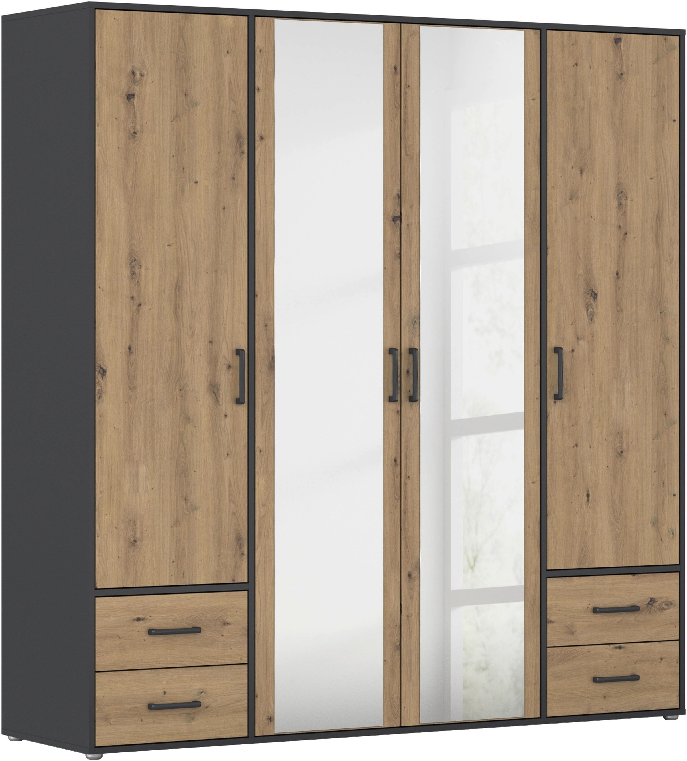 rauch Drehtürenschrank »Voyager«, (in 3 verschiedenen Ausstattungen BASIC/C günstig online kaufen