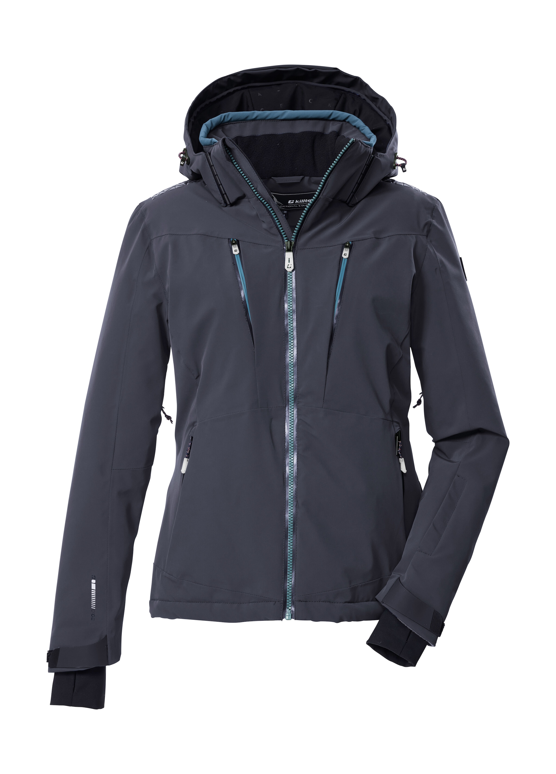 Killtec Skijacke »KSW 42 WMN SKI JCKT« Wasserdicht, atmungsaktiv, 4-Wege-Stretch, viele Taschen, recycelt