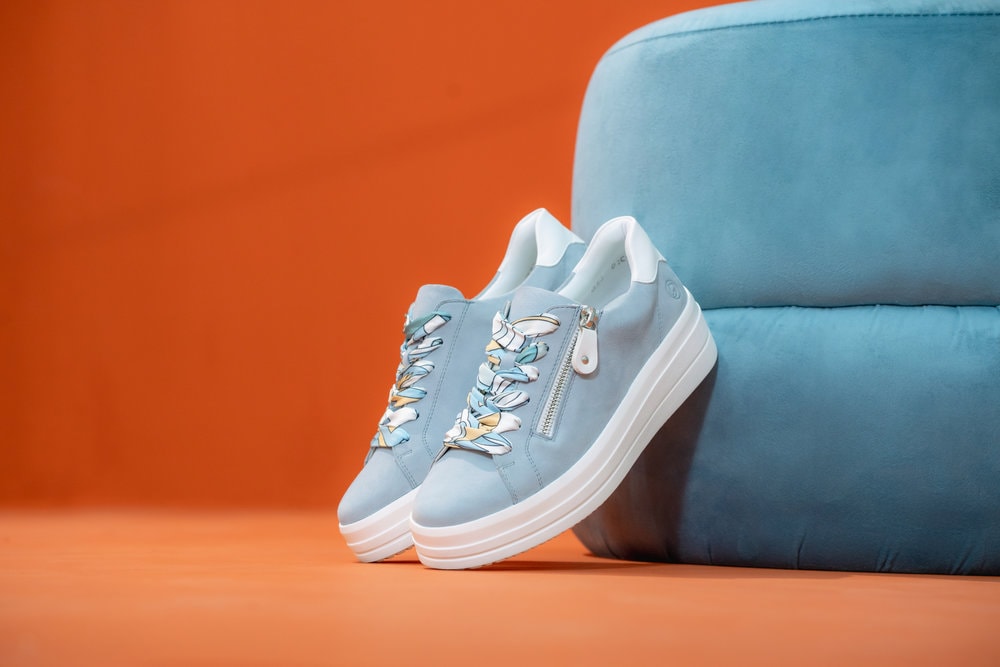 Remonte Plateausneaker  Freizeitschuh, Halbschuh, Schnürer mit Wechselfußbett