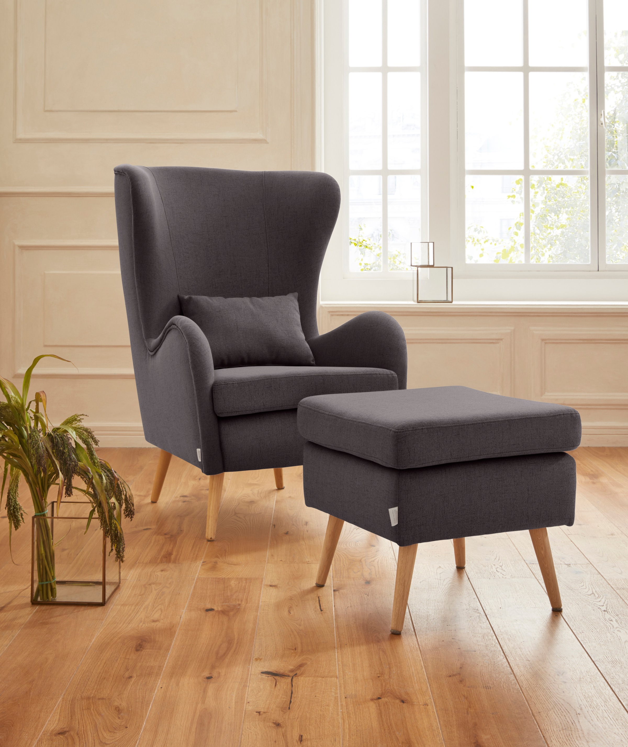 Home affaire Sessel »Sallito, Ohrensessel, TV-Sessel« für Wohnzimmer, auch günstig online kaufen