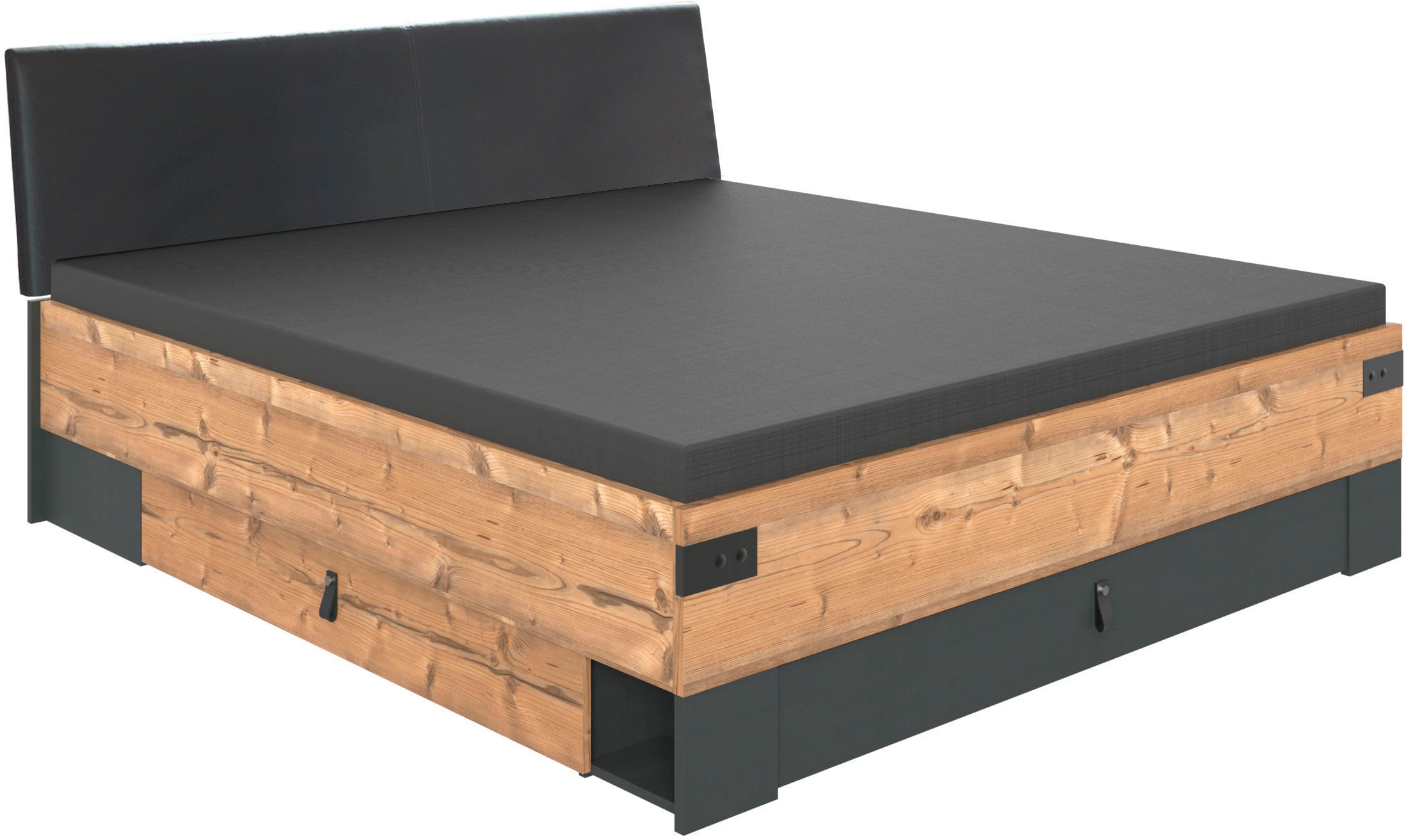 Wimex Schlafzimmer-Set »Stockholm, rustikaler Look im Industrial Design«, (Set), 6-teilig