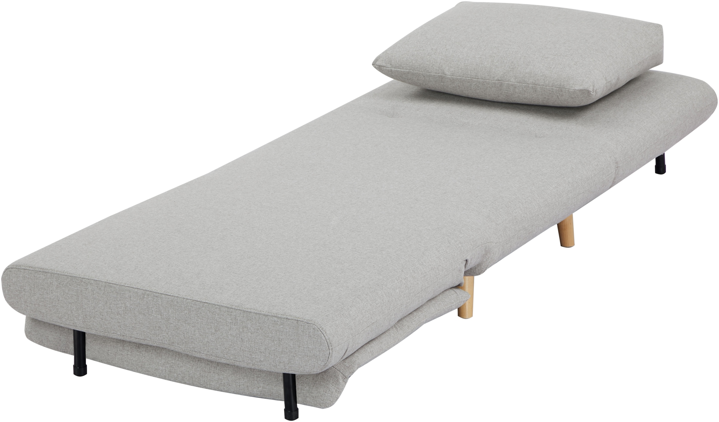 INOSIGN Loungesessel »AINSLEY mit Relax- und Schlaffunktion«, wandelbar zum Gästebett, Schlafsofa im pflegeleichten Webstoff