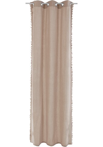 COUCH♥ Vorhang »Mit Anhang«, (1 St.), COUCH Lieblingsstücke mit Pompoms, blickdicht,... kaufen