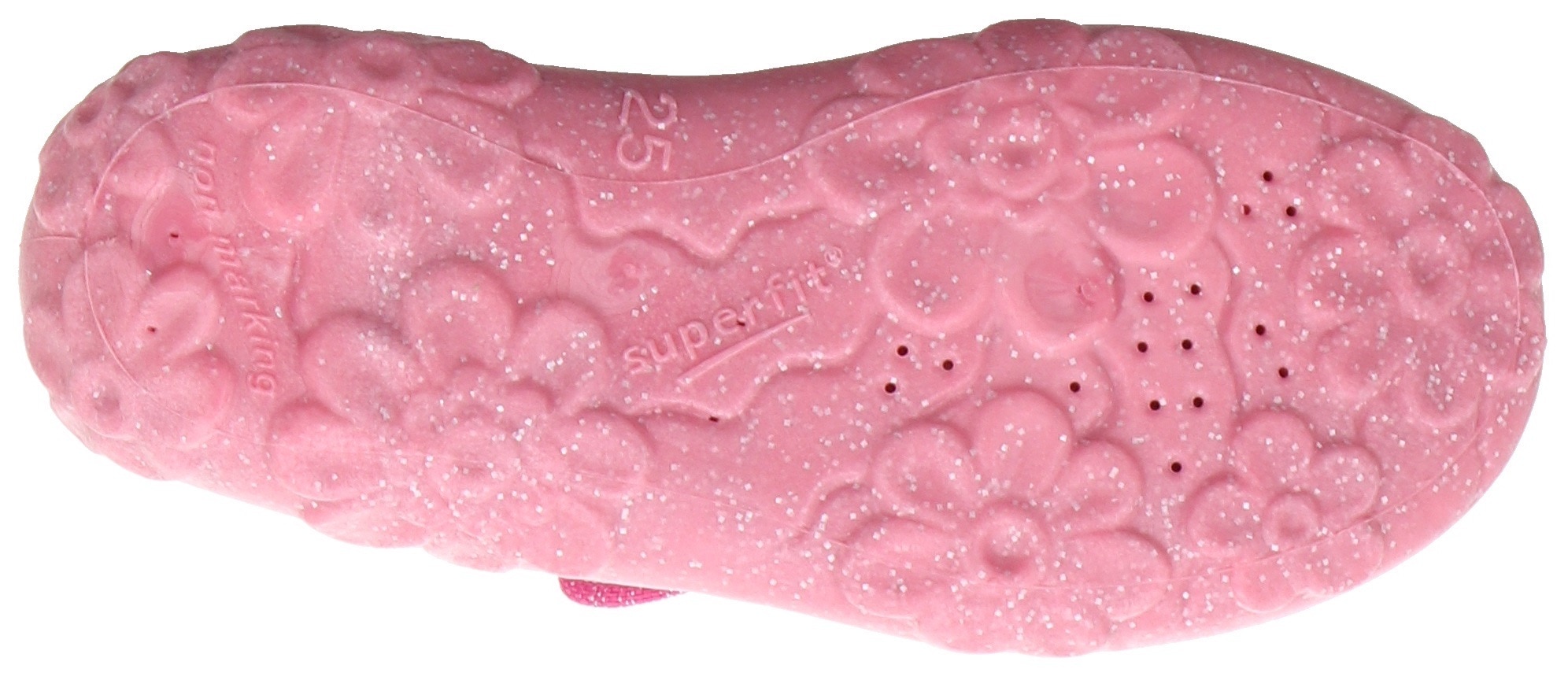 Superfit Hausschuh »BONNY WMS: Mittel«, Halbschuh, Ballerina, Klettschuh in Ballerina-Form