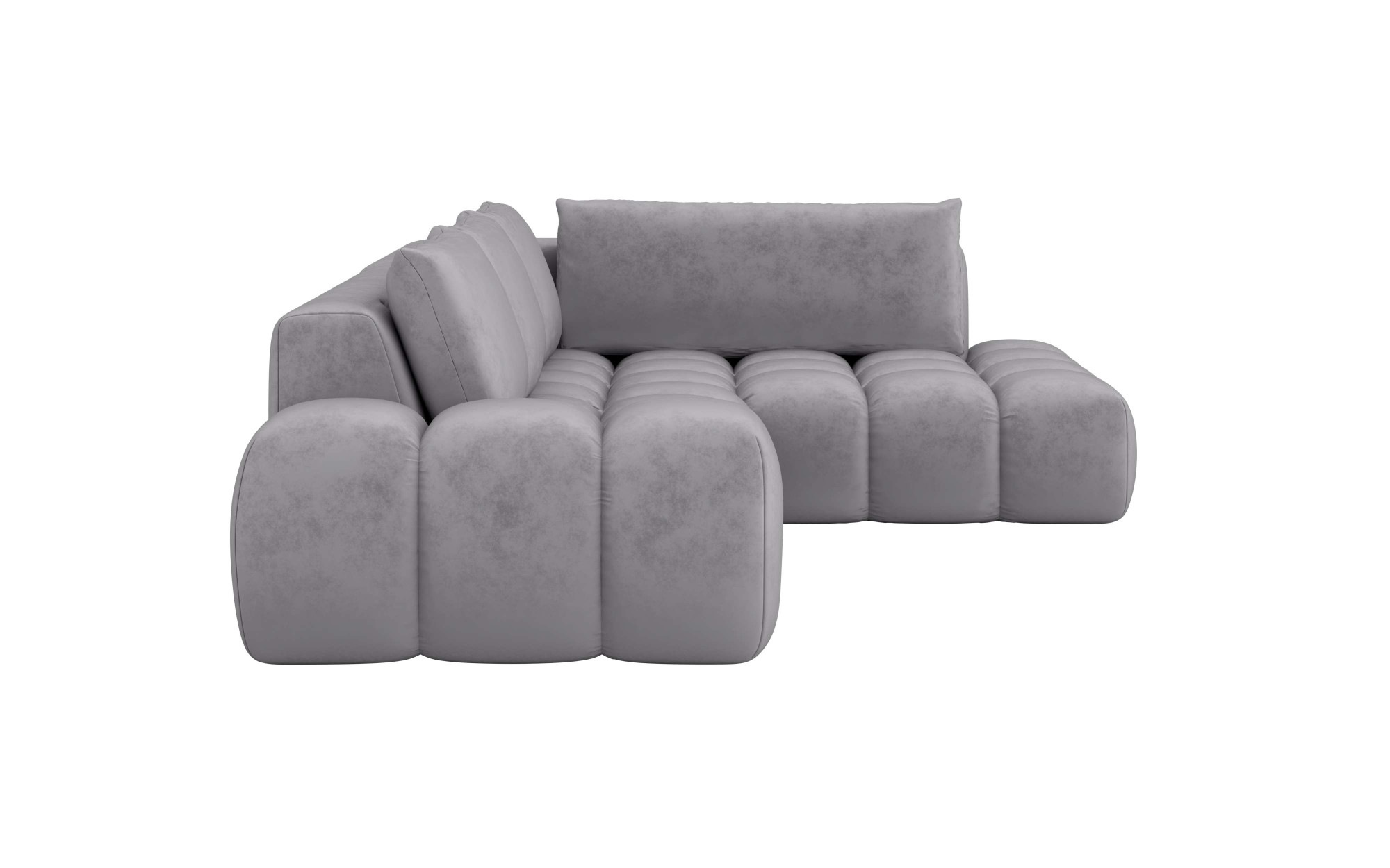 INOSIGN Ecksofa »AZITA klein, L-Form, elegant und bequem Designsofa«, lose Rückenkissen, traumhafte Steppung, Maße B/T/H: 296/176,5/89 cm