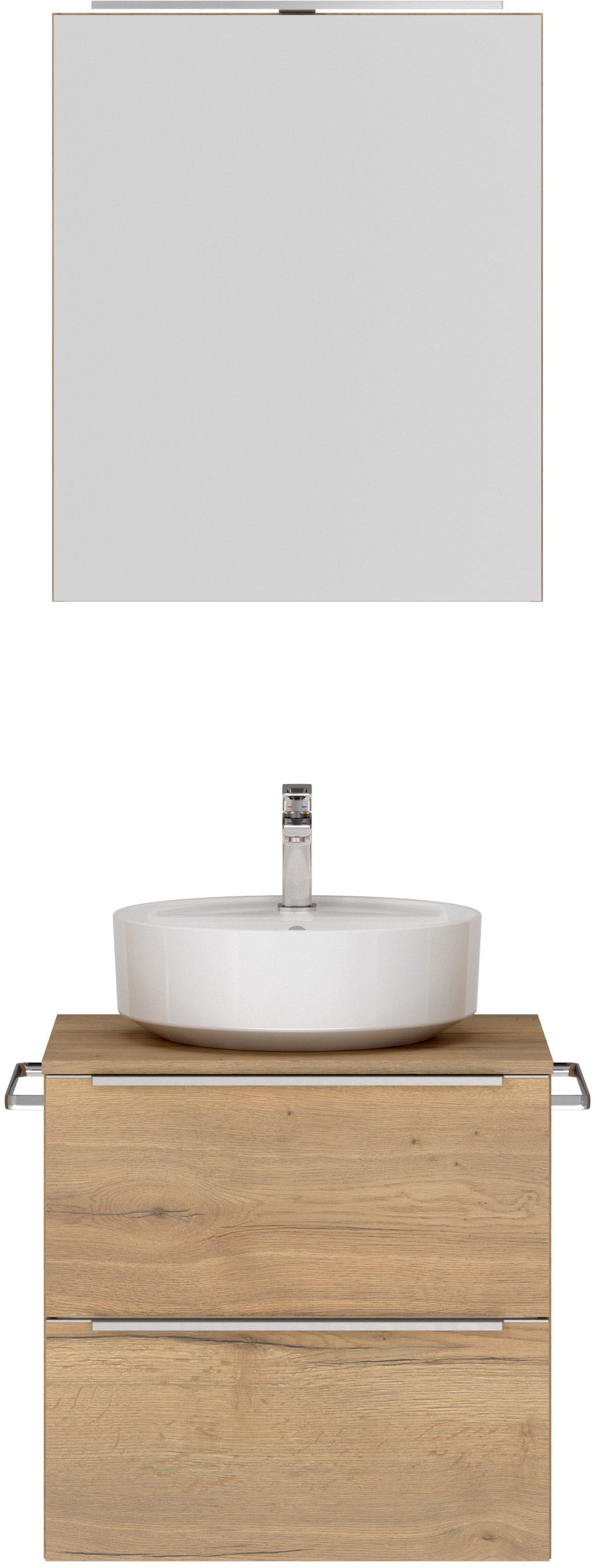 nobilia® Badmöbel-Set »Alvene« vormontiert, mit Soft-Close, 2 Stk. tlg. günstig online kaufen