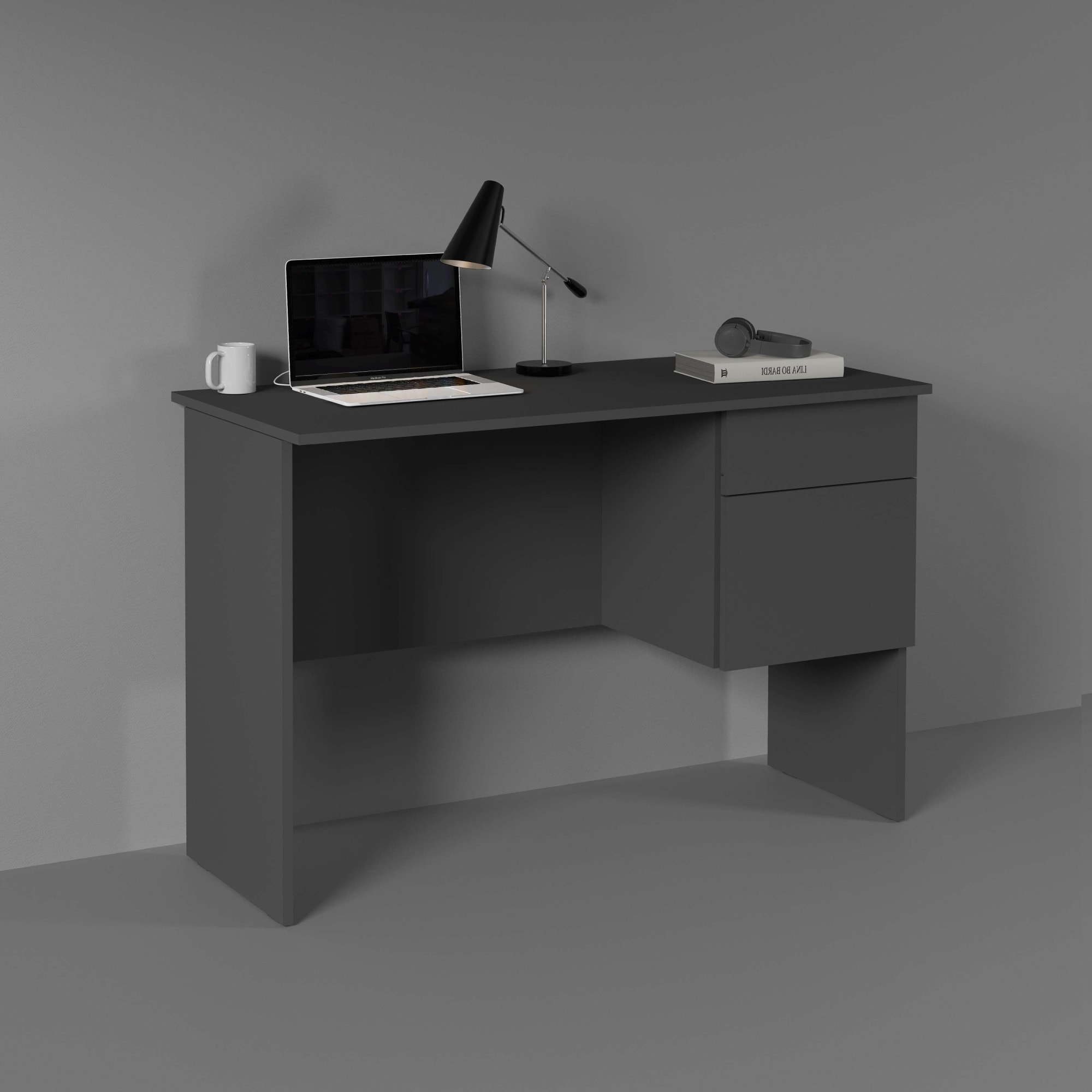 INOSIGN Schreibtisch »Essential, Schreibtisch, kleiner Computertisch, Bürotisch für Büro«, (1 St.), mit 1 Tür,1 Schublade, Arbeitsplatte Breite 110 cm