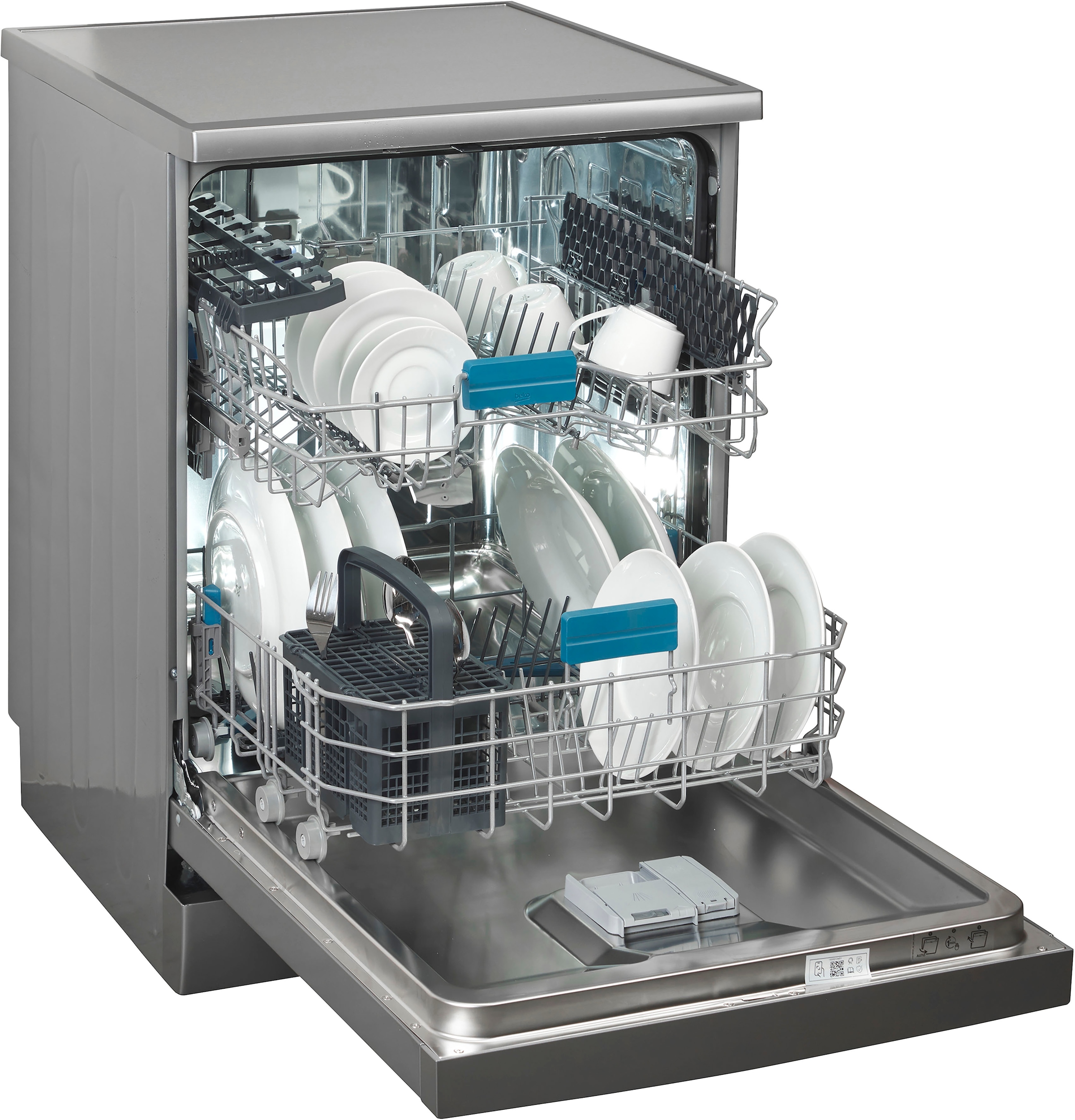 BEKO Standgeschirrspüler »BDFN26441SC 7696001677«, 14 Maßgedecke