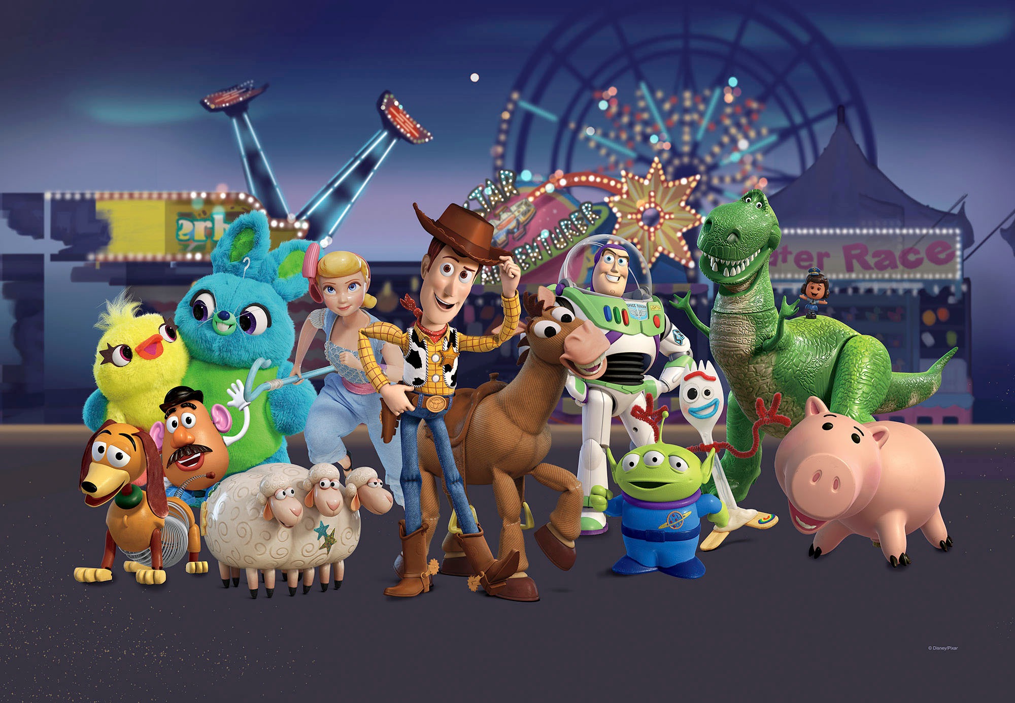 Komar Leinwandbild »Toy Story The Greatest Team - Größe 60 x 40 cm«, Disney, (1 St., 60 x 40 cm (Breite x Höhe), Keilrahmenbild mit Echtholzrahmen, Kinderzimmer