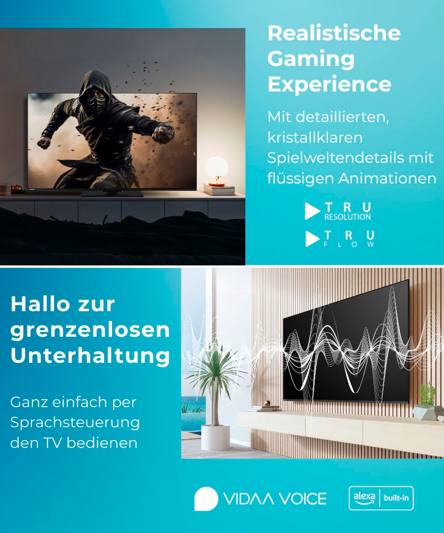 Toshiba QLED-Fernseher »65QV3F63DA«, 4K Ultra HD, Smart-TV
