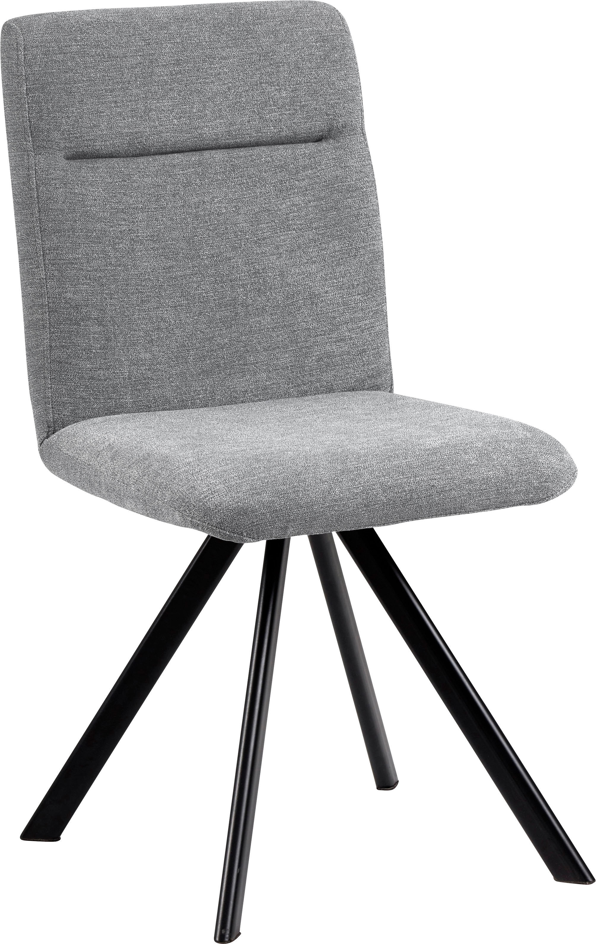 massivline&more 4-Fußstuhl "Martina 200", Polyester, Gestell aus Metall sch günstig online kaufen