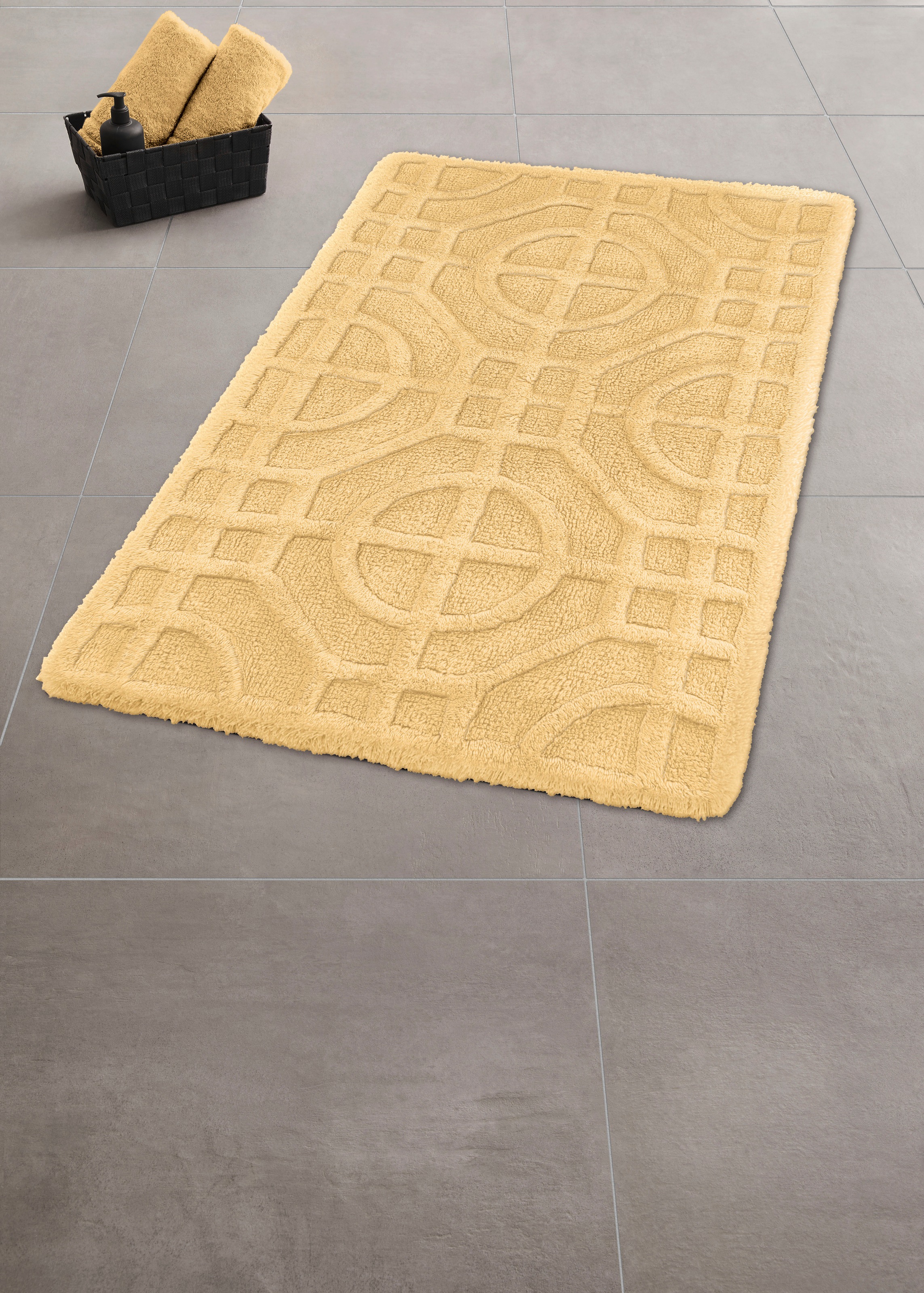 Kleine Wolke Badematte »Mosaic«, rutschhemmend beschichtet, fußbodenheizung günstig online kaufen