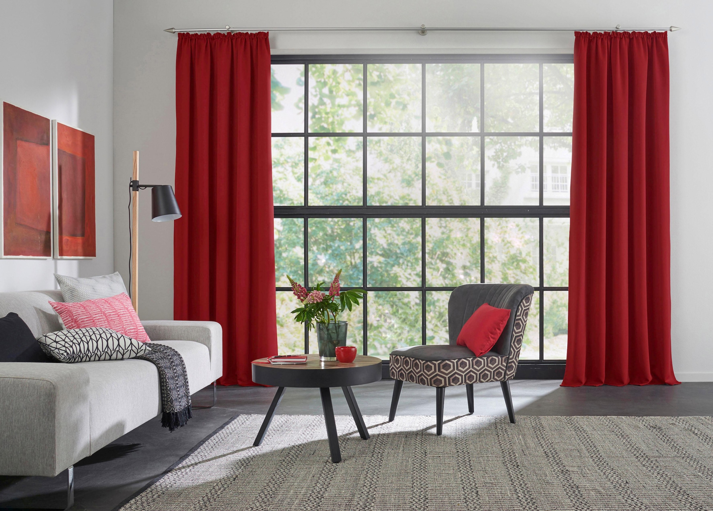 Wirth Vorhang »Dim out« Kräuselband 1 Stk. tlg. günstig online kaufen