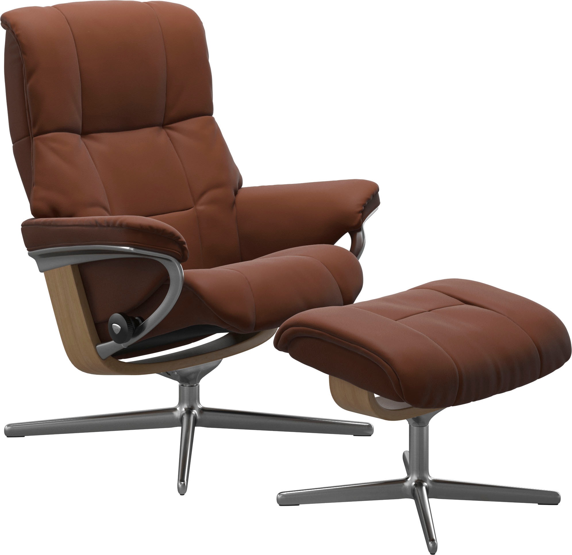Stressless® Fußhocker »Mayfair«, mit Cross Base, Größe S, M & L, Holzakzent Eiche