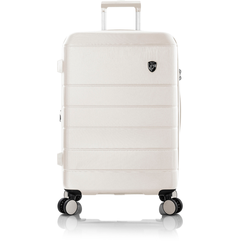 HEYS Hartschalen-Trolley »Neo, in verschiedenen Farben und Größen« 68 l 4 Rollen x Joachim Llambi Reisegepäck TSA Schloss Volumenerweiterung weiß