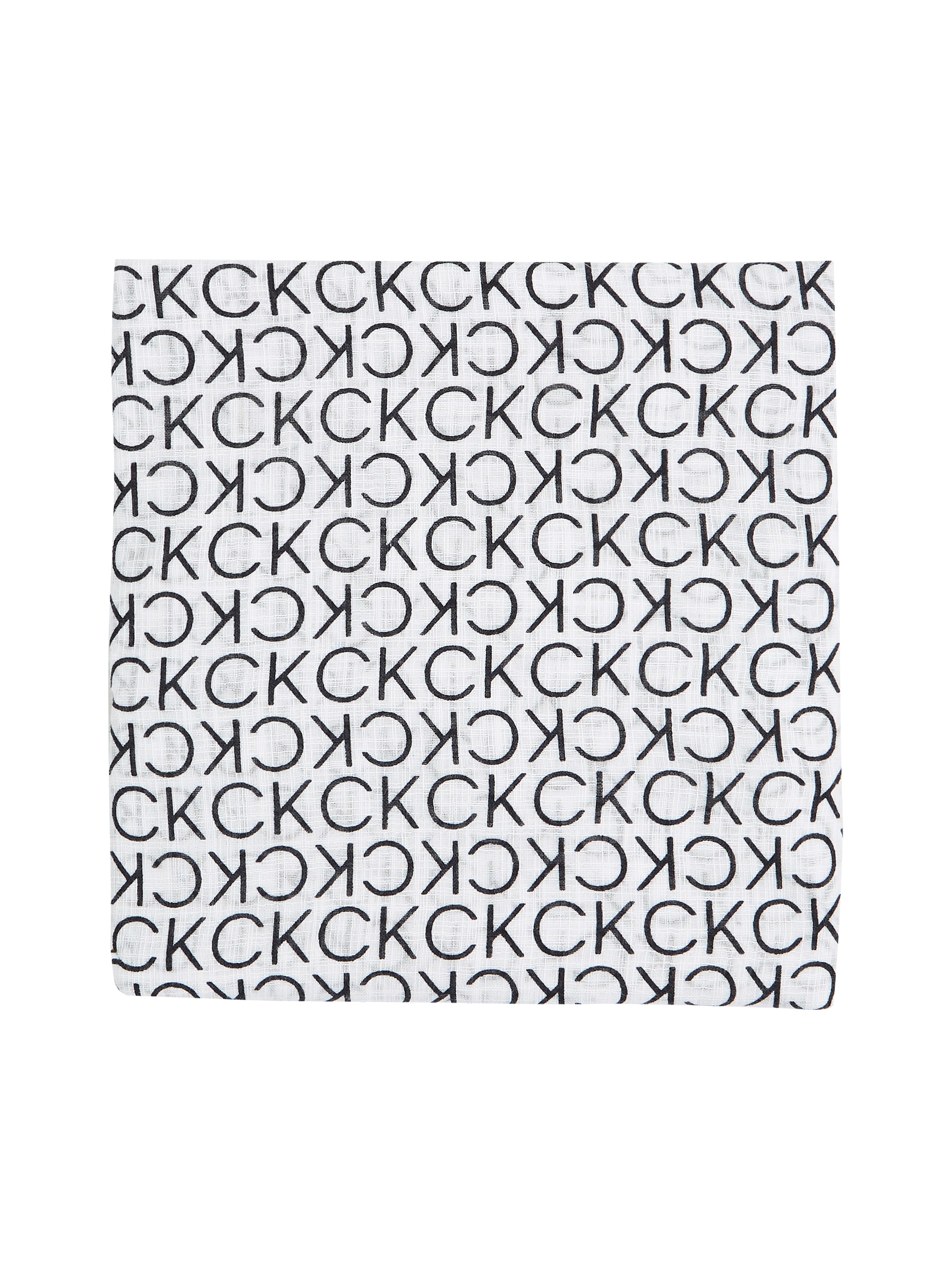 Calvin Klein Schal »MONOGRAM COTTON GAUZE STOLE«, mit Logomuster