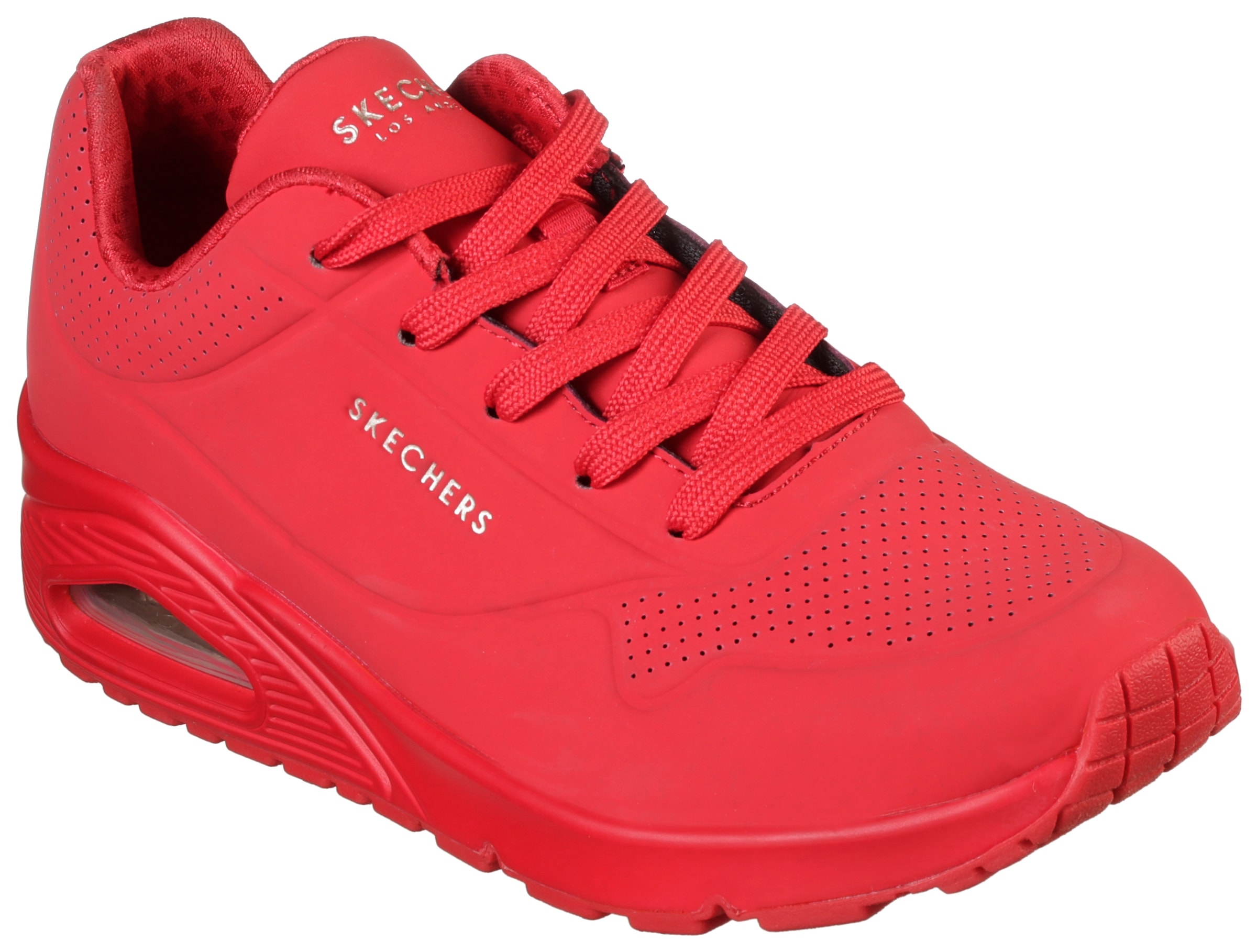 Skechers Wedgesneaker »Uno Stand On Air« Freizeitschuh, Halbschuh, Schnürschuh Weich Gepolsterte Innensohle