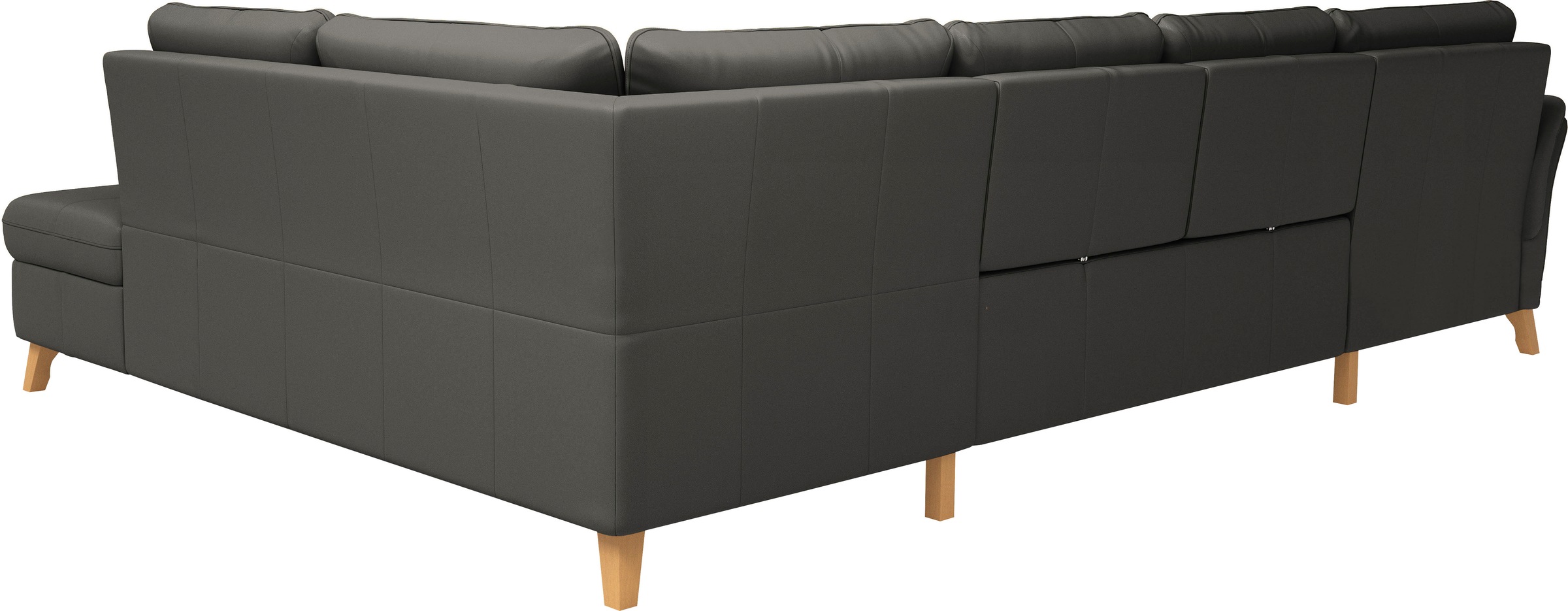 sit&more Wohnlandschaft »Göteborg«, inkl. Sitztiefenverstellung, wahlweise mit Bettfunktion & Bettkasten