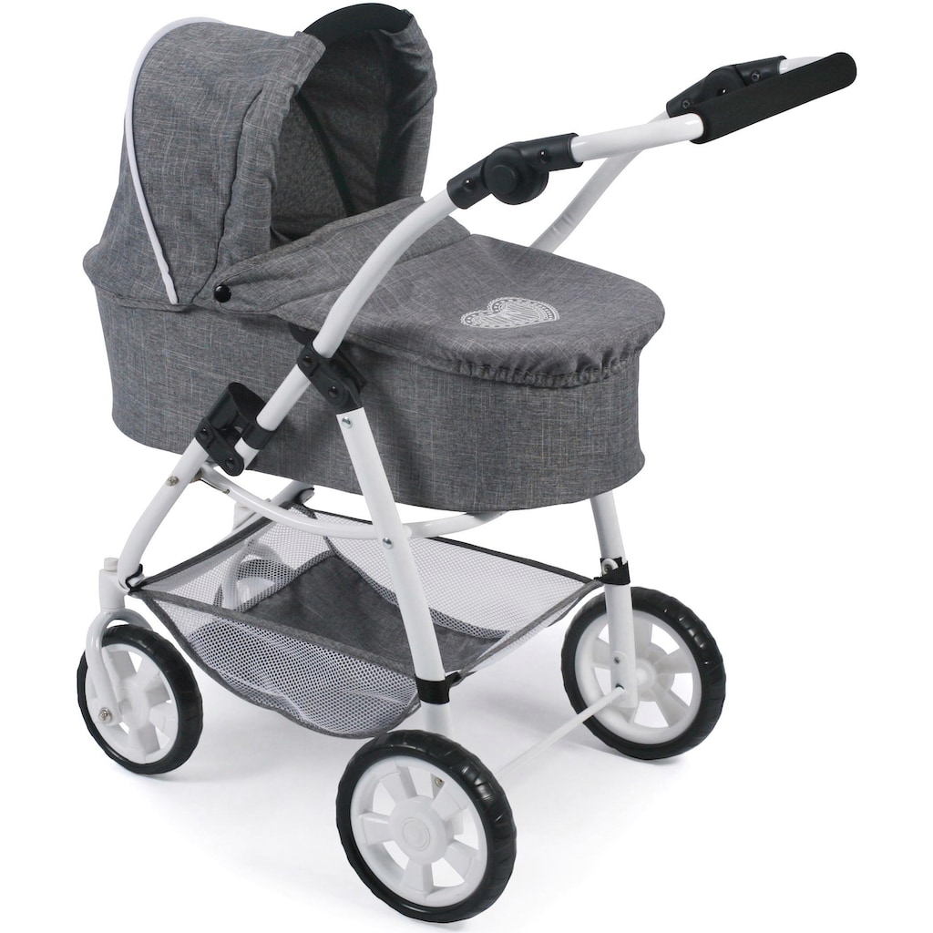 CHIC2000 Kombi-Puppenwagen »Emotion All In 3in1, Jeans Grey«