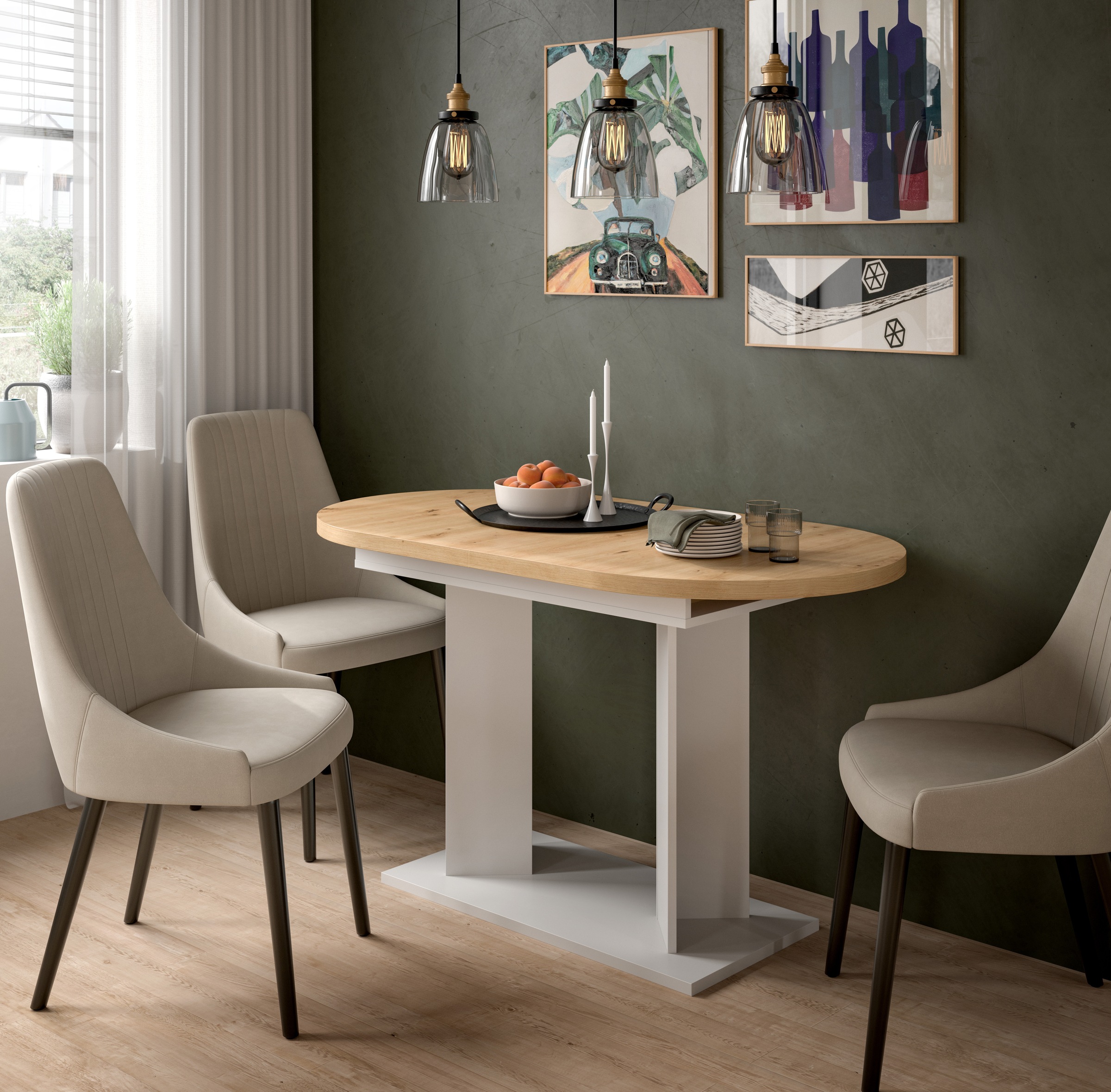 Home affaire Esstisch 1 Stk. tlg. Tisch, Esstisch, Esszimmer, Küche