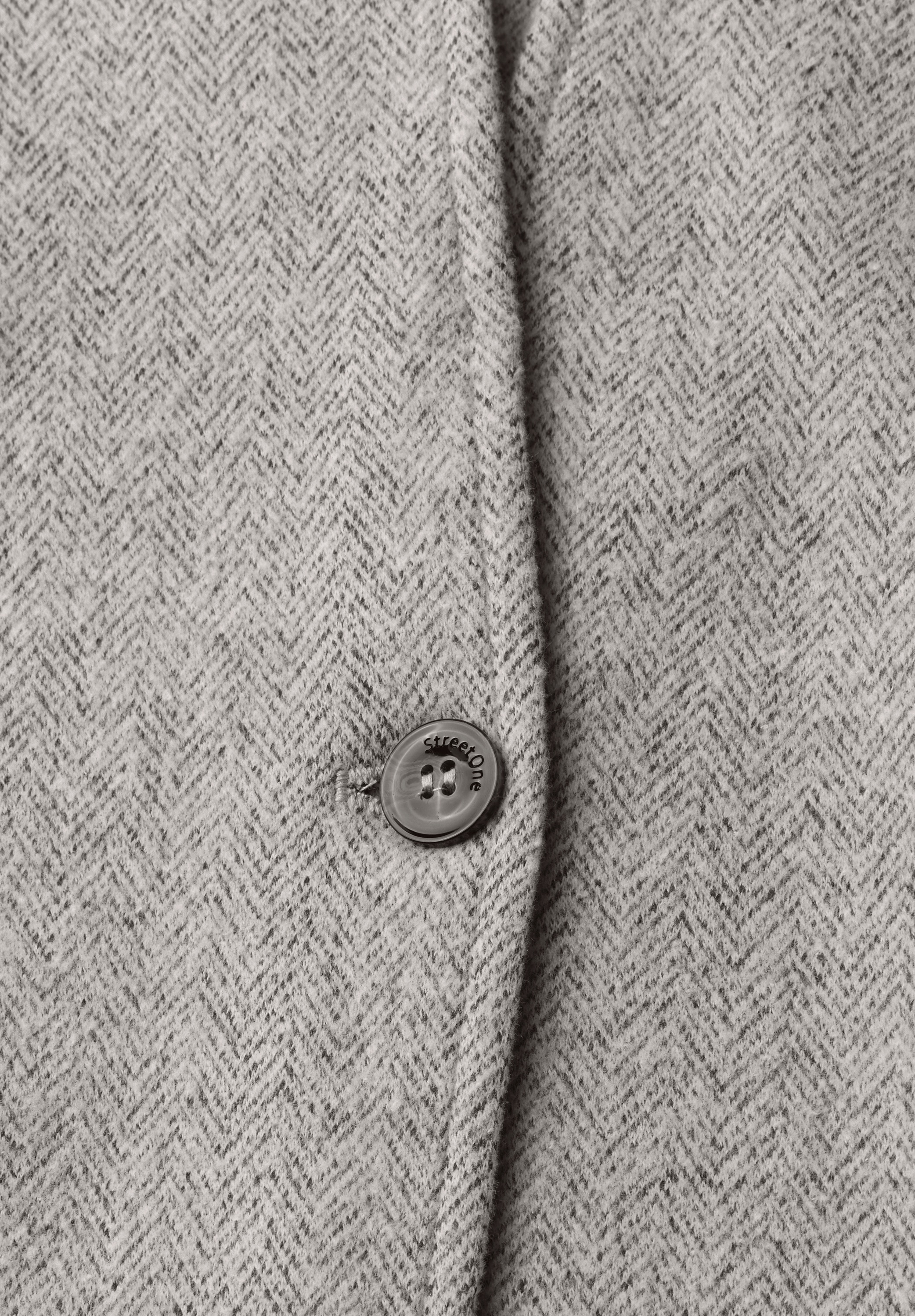 STREET ONE Kurzblazer mit Herringbone-Muster