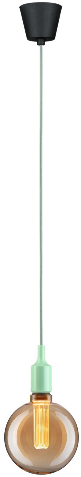 Paulmann Pendelleuchte »Ketil«, 1 flammig, Leuchtmittel E27 | ohne Leuchtmittel, E27, max. 1x60W E27, 230V, Stoff/Silikon