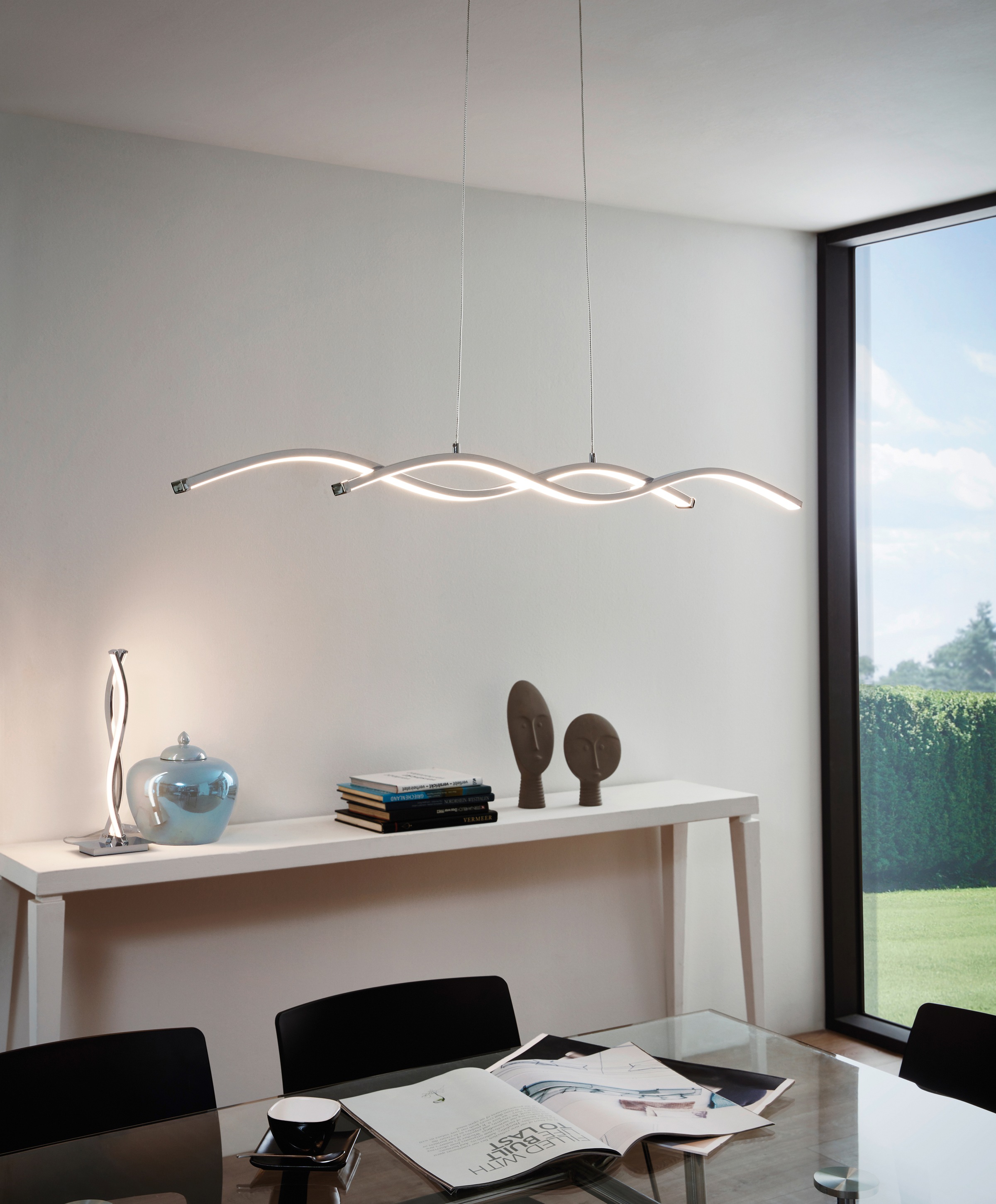 EGLO LED Tischleuchte »LASANA2«, 2 flammig, Leuchtmittel LED-Board   LED fe günstig online kaufen