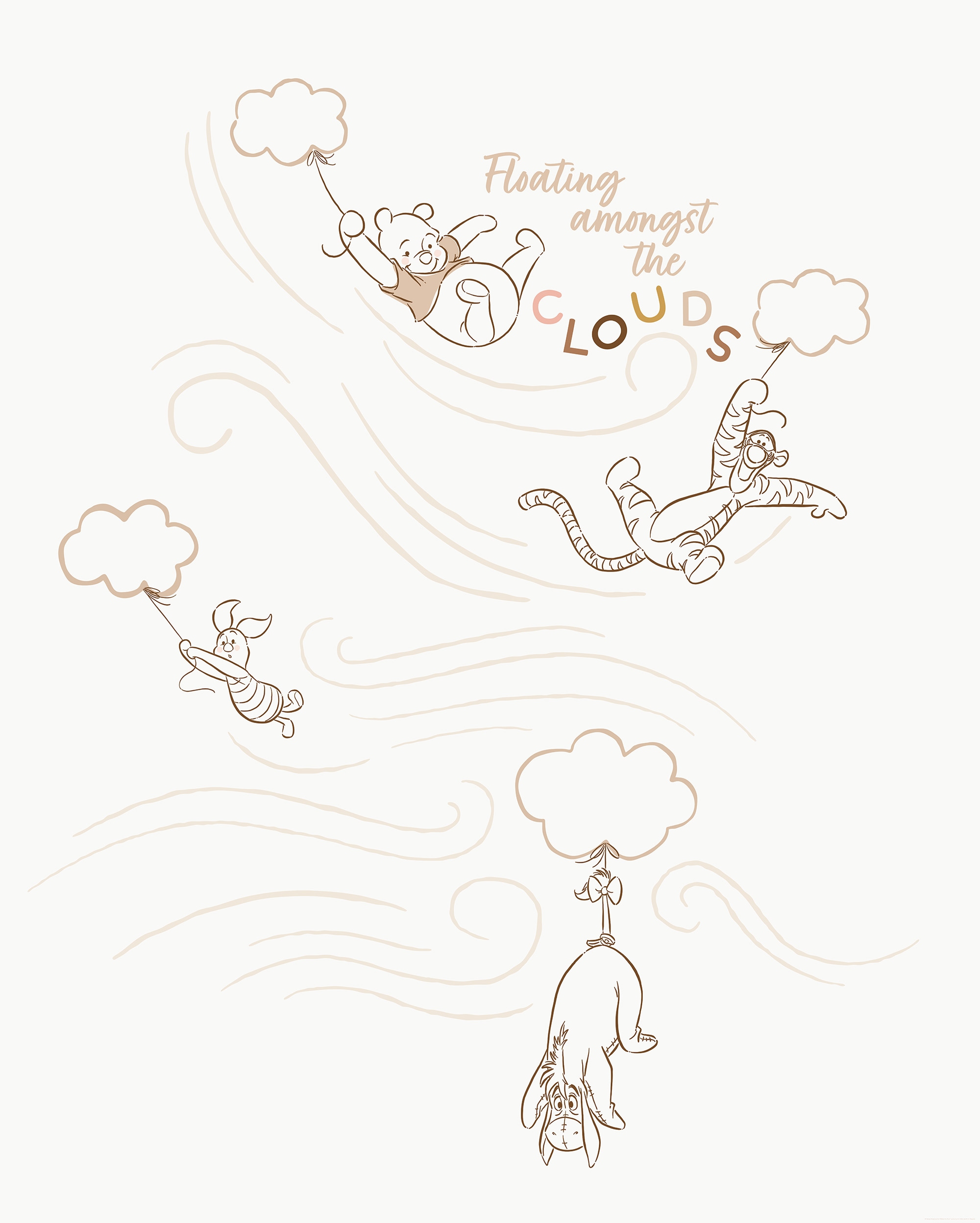 Komar Kindertapete »Disney Winnie the Pooh A Bluster Day«, bedruckt