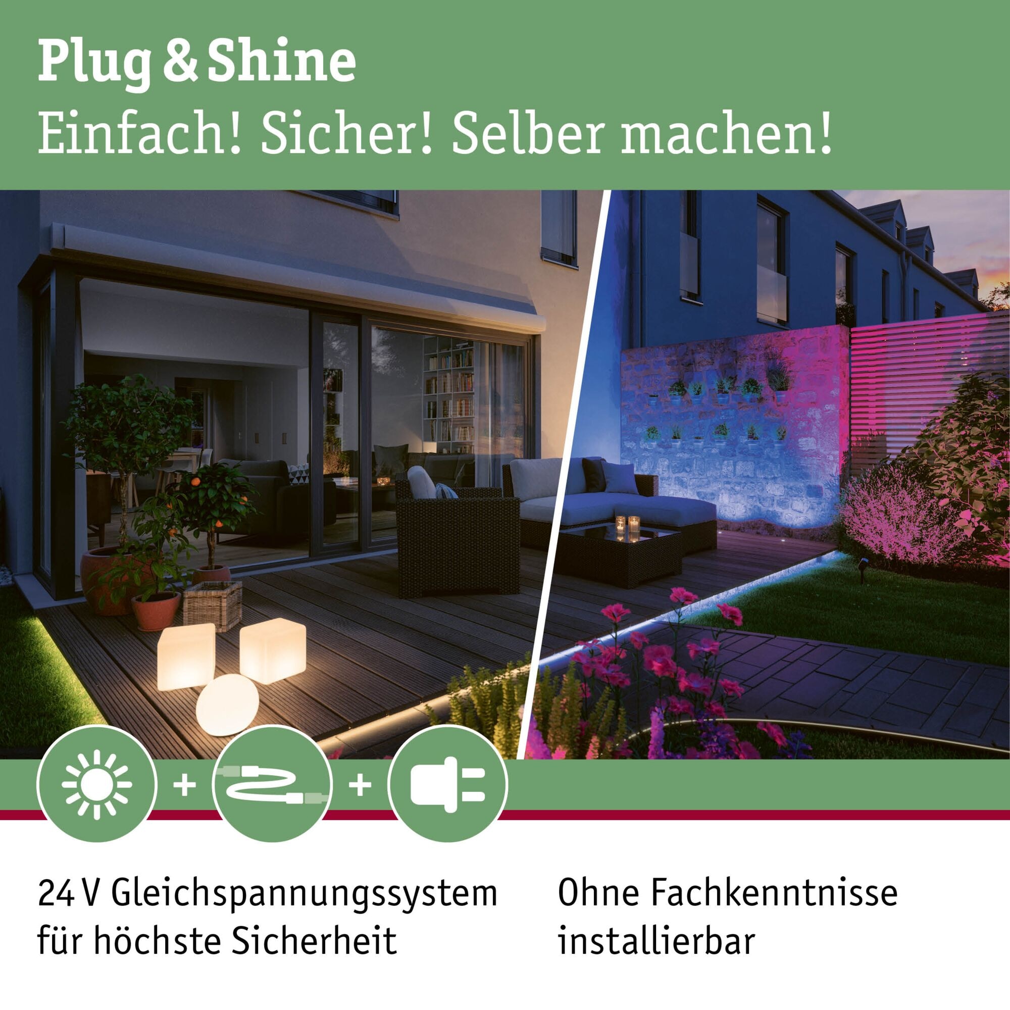 Paulmann LED-Leuchtmittel »3er Pack 90lm 2200K 24V« Niedervolt-Steckverbinder 5,5 mm/2,5 mm 3 Stk.