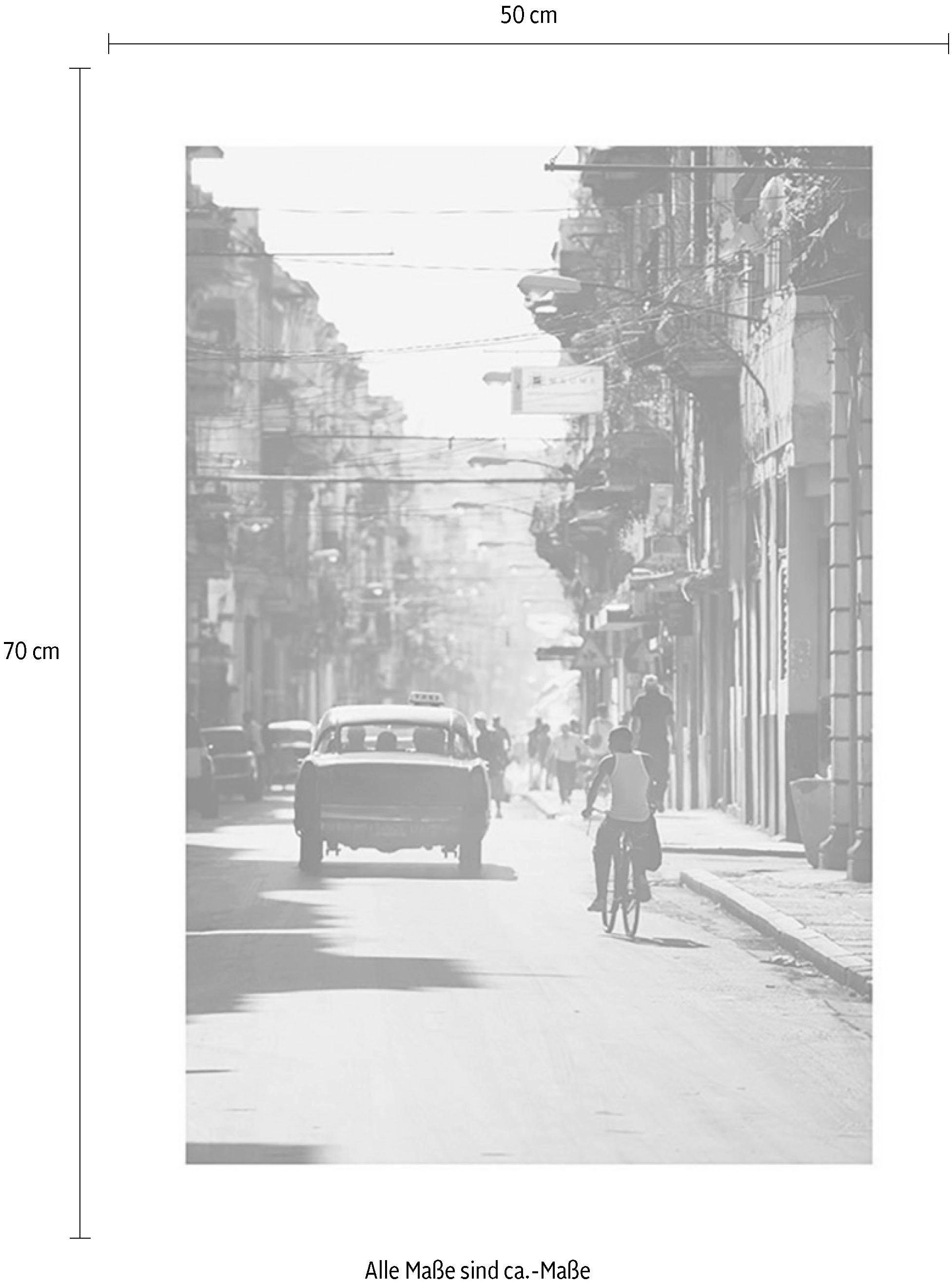 Komar Bild »Cuba Streets«, Städte, (1 St.), Wandbild zur Dekoration - ohne Rahmen