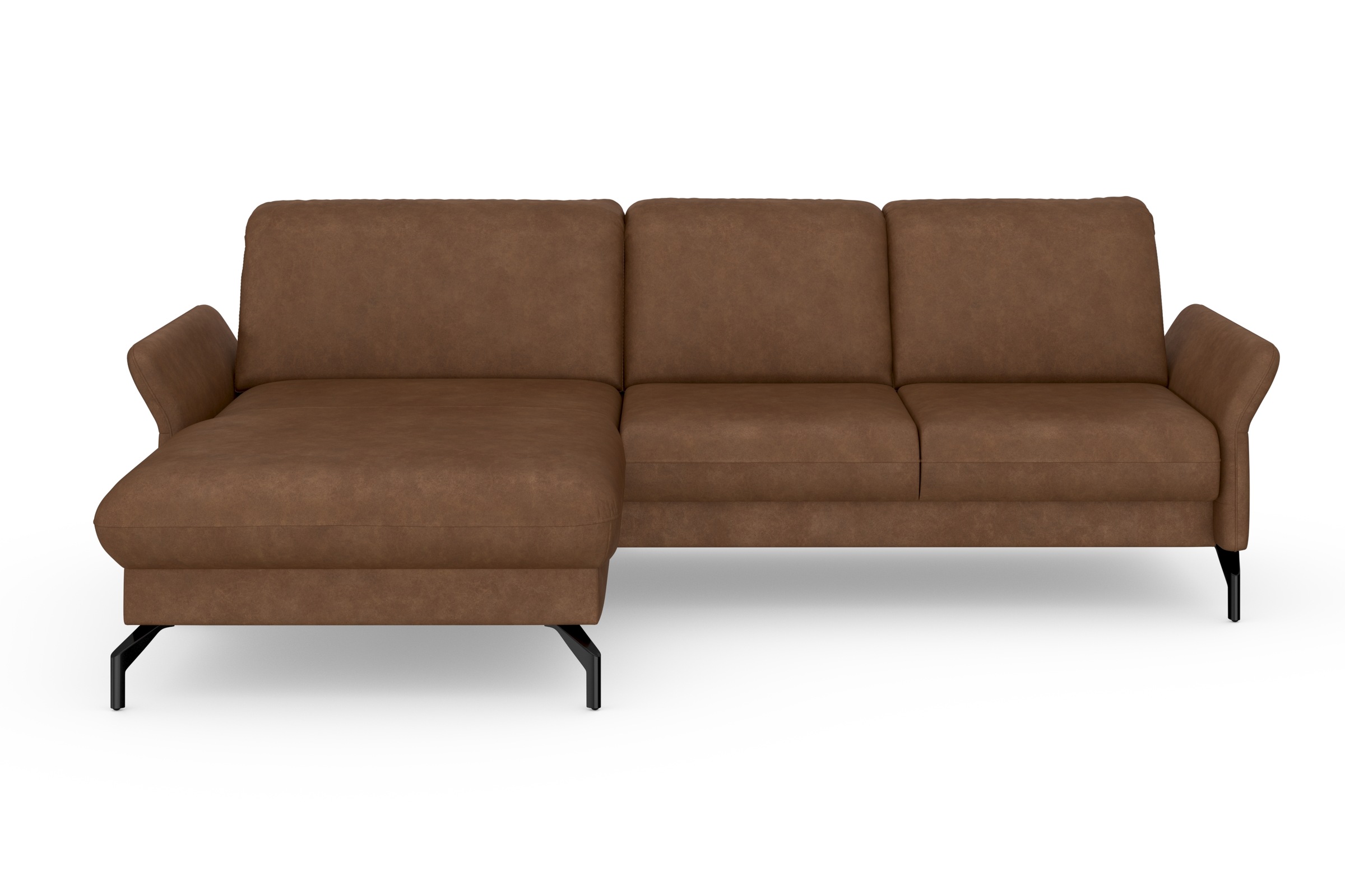 sit&more Ecksofa »Fashion L-Form«, wahlweise mit Kopfteilverstellung und Vorziehsitz, motorisch